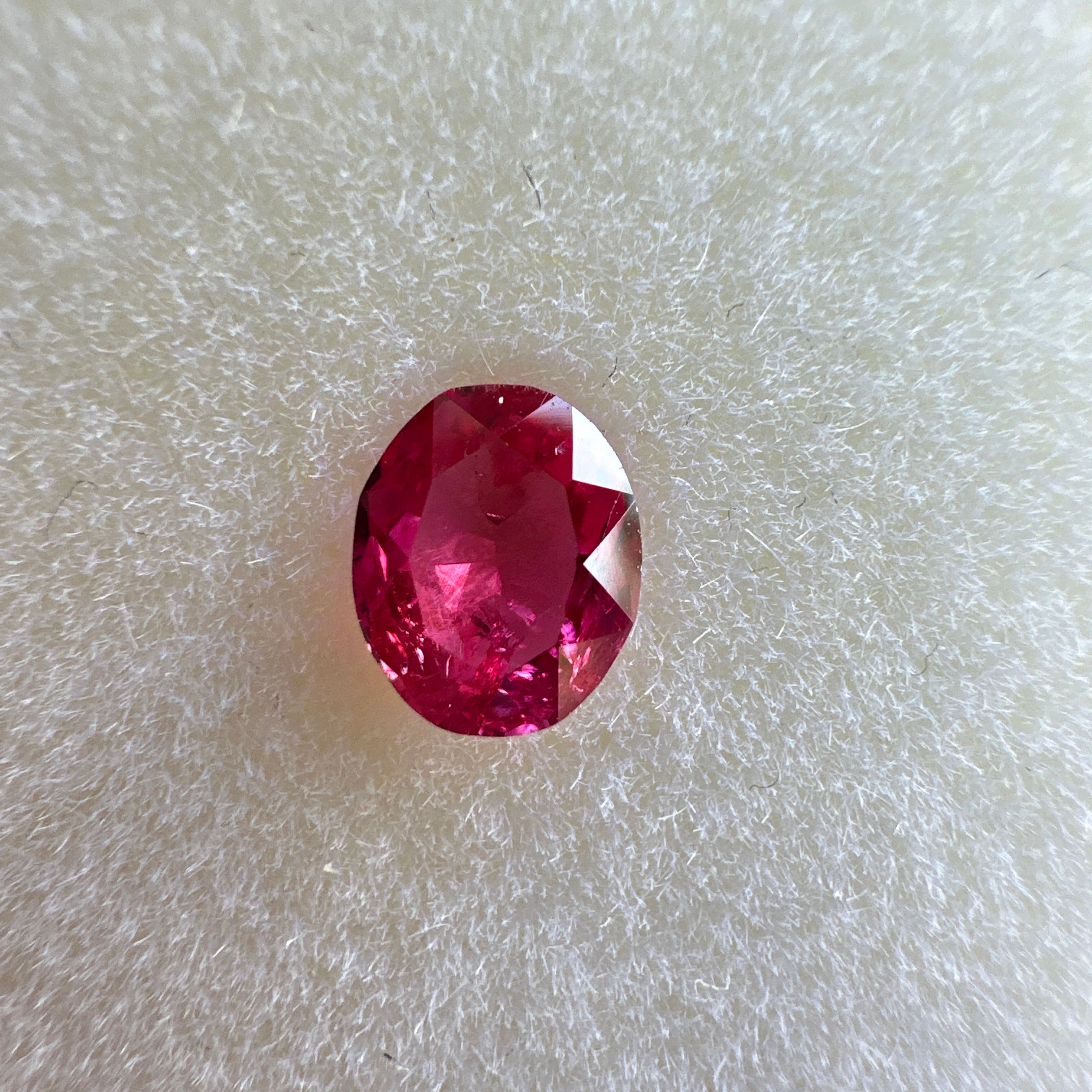 Winza Ruby, 0.49ct, Tanzania, Untreated Unheated, Native Cut