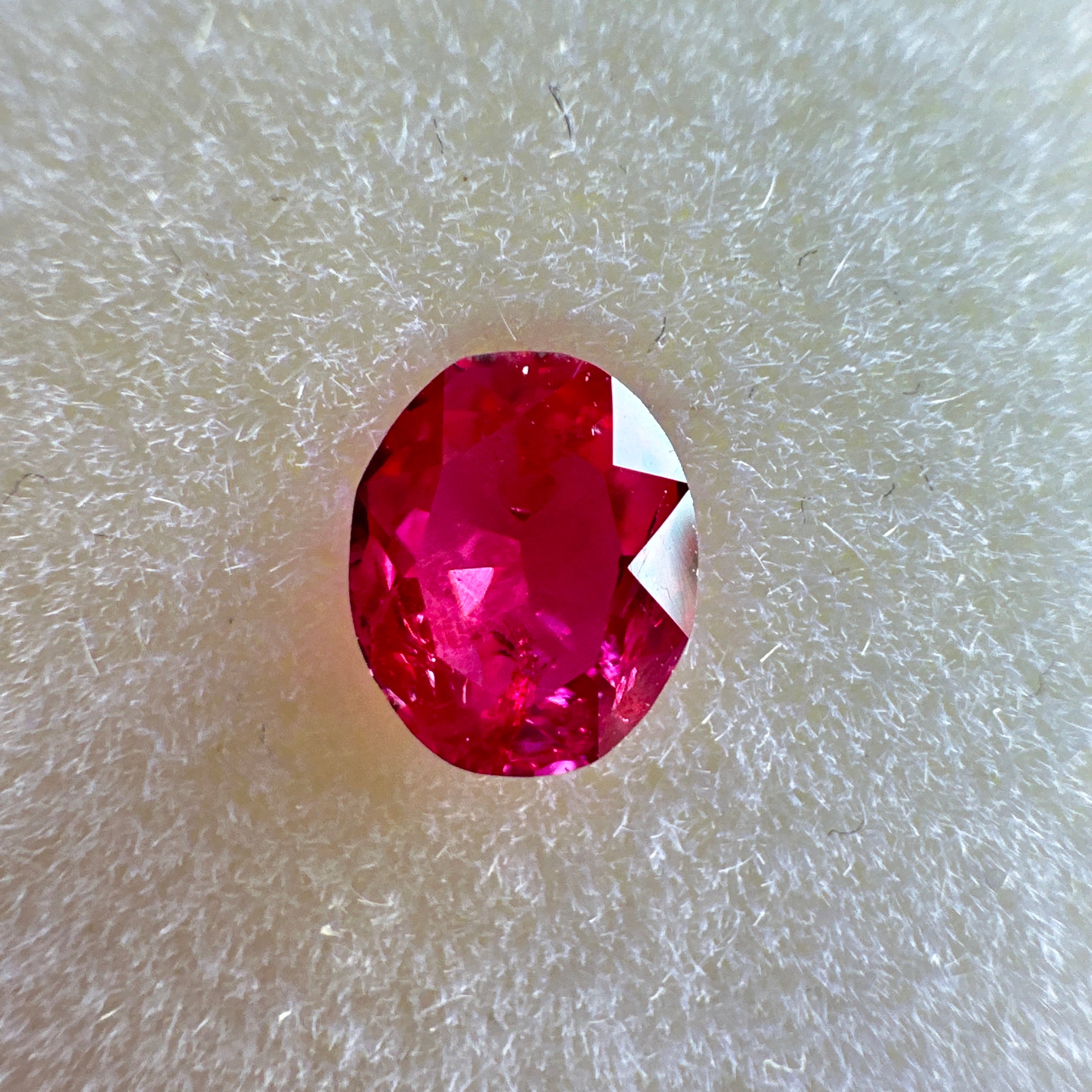 Winza Ruby, 0.49ct, Tanzania, Untreated Unheated, Native Cut