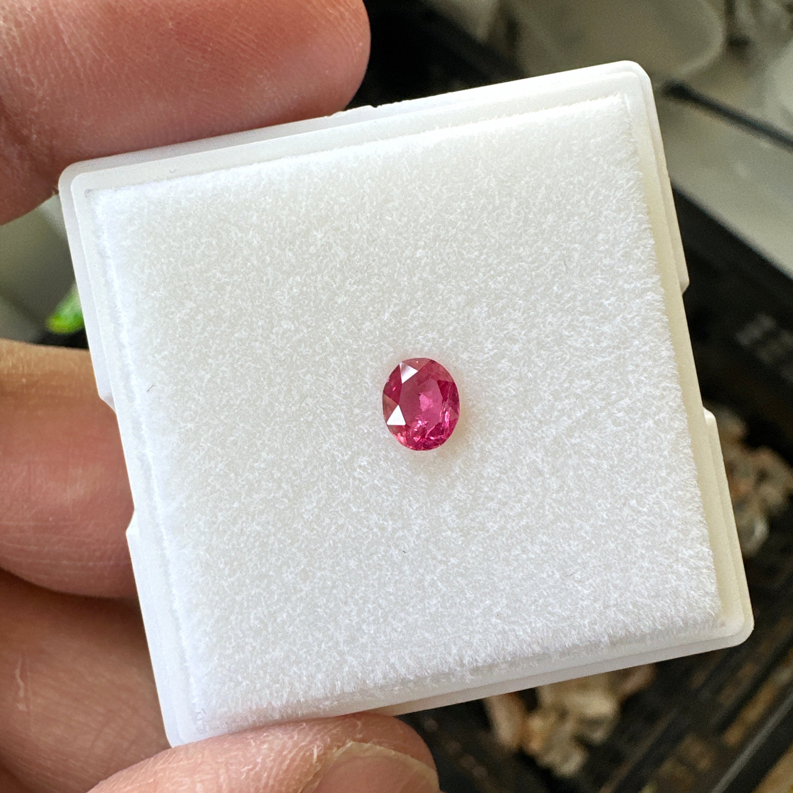 Winza Ruby, 0.49ct, Tanzania, Untreated Unheated, Native Cut