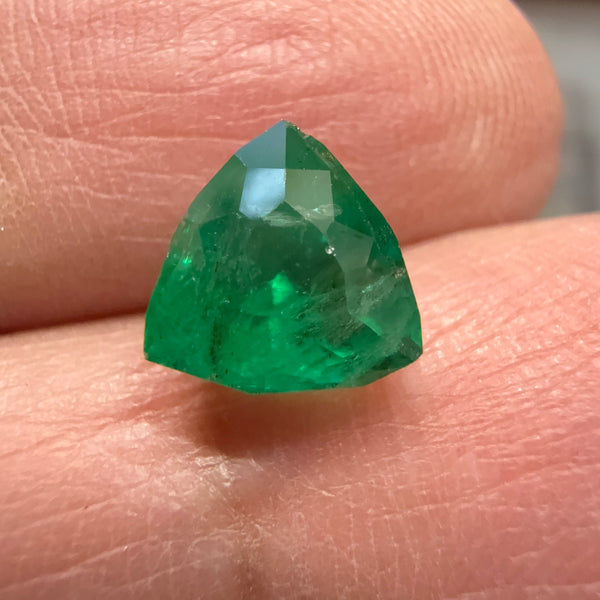 Emerald, 1.79ct, Tanzania, Native Cut, No Oil, Untreated Unheated