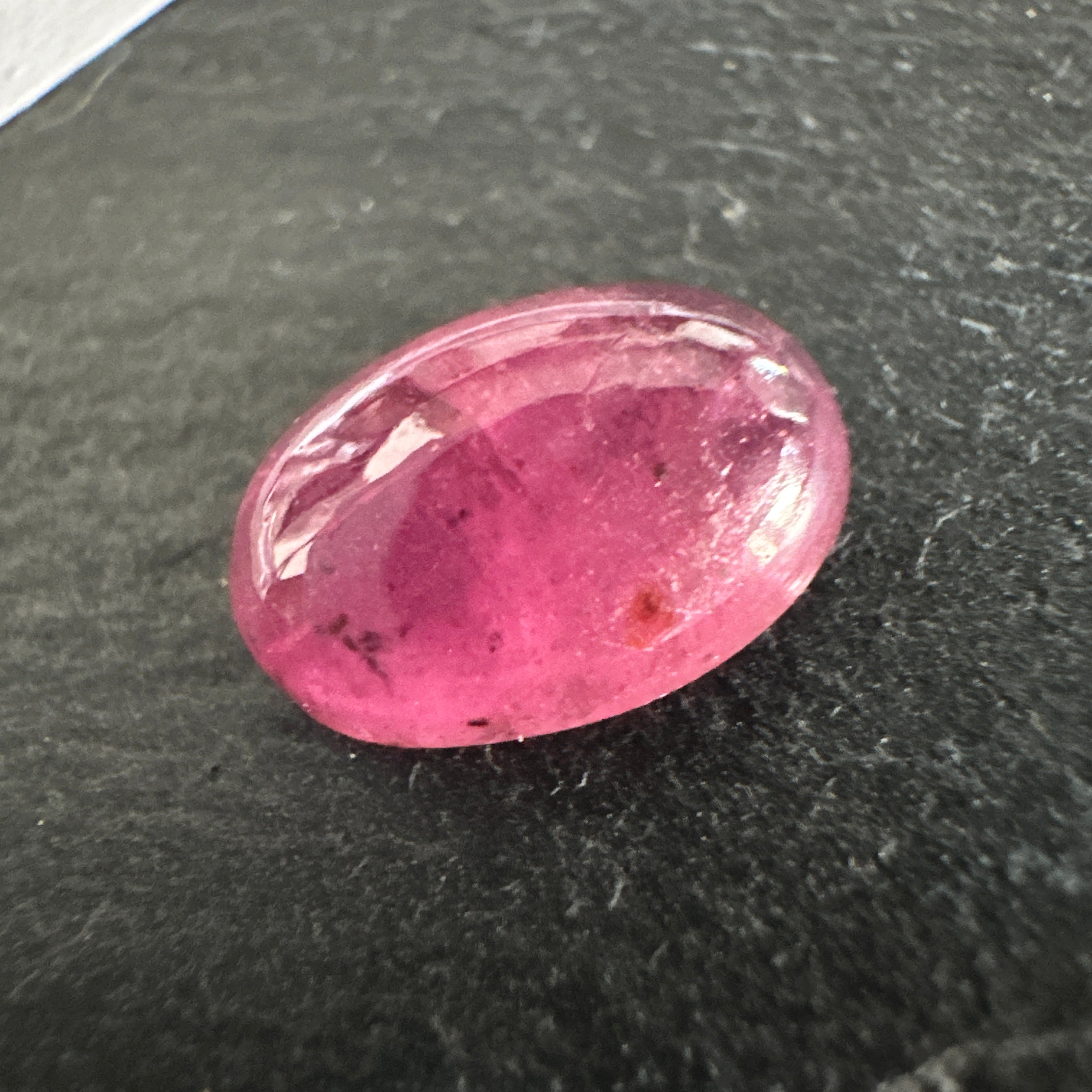 Sapphire Cabochon, 2.80ct, Umba Valley, Tanzania. Untreated Unheated.