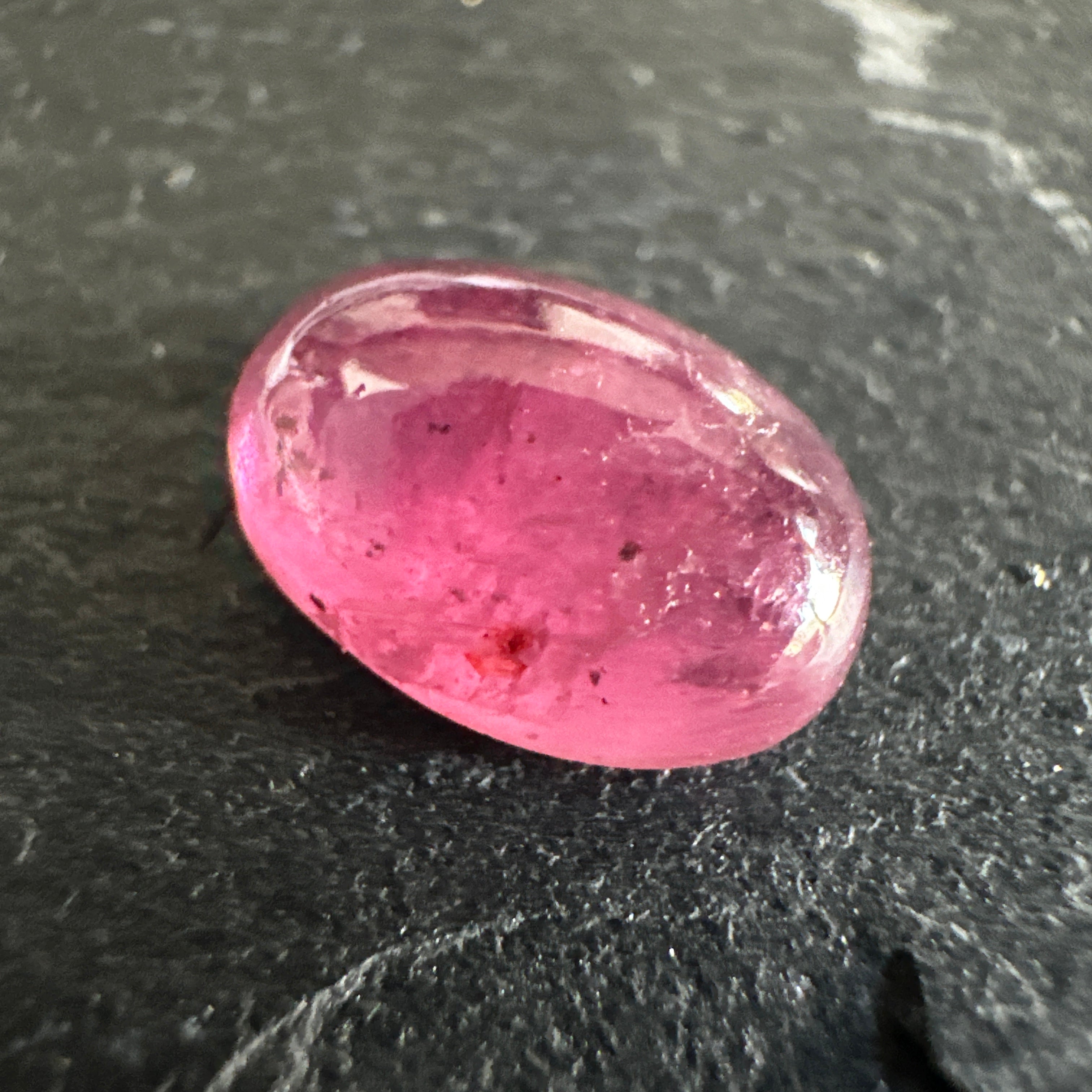 Sapphire Cabochon, 2.80ct, Umba Valley, Tanzania. Untreated Unheated.