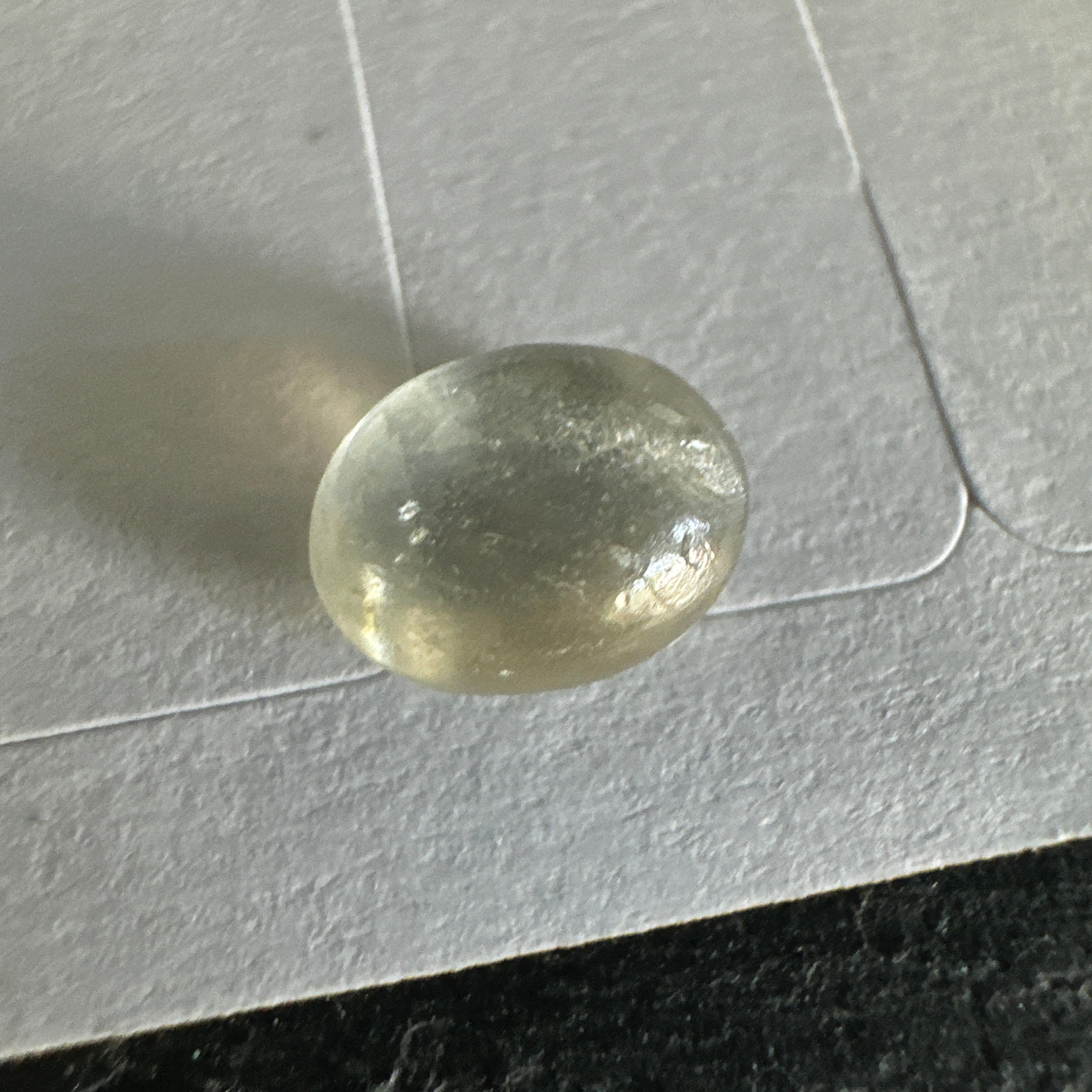 Sapphire Cabochon, 1.87ct, Umba Valley, Tanzania. Untreated Unheated.