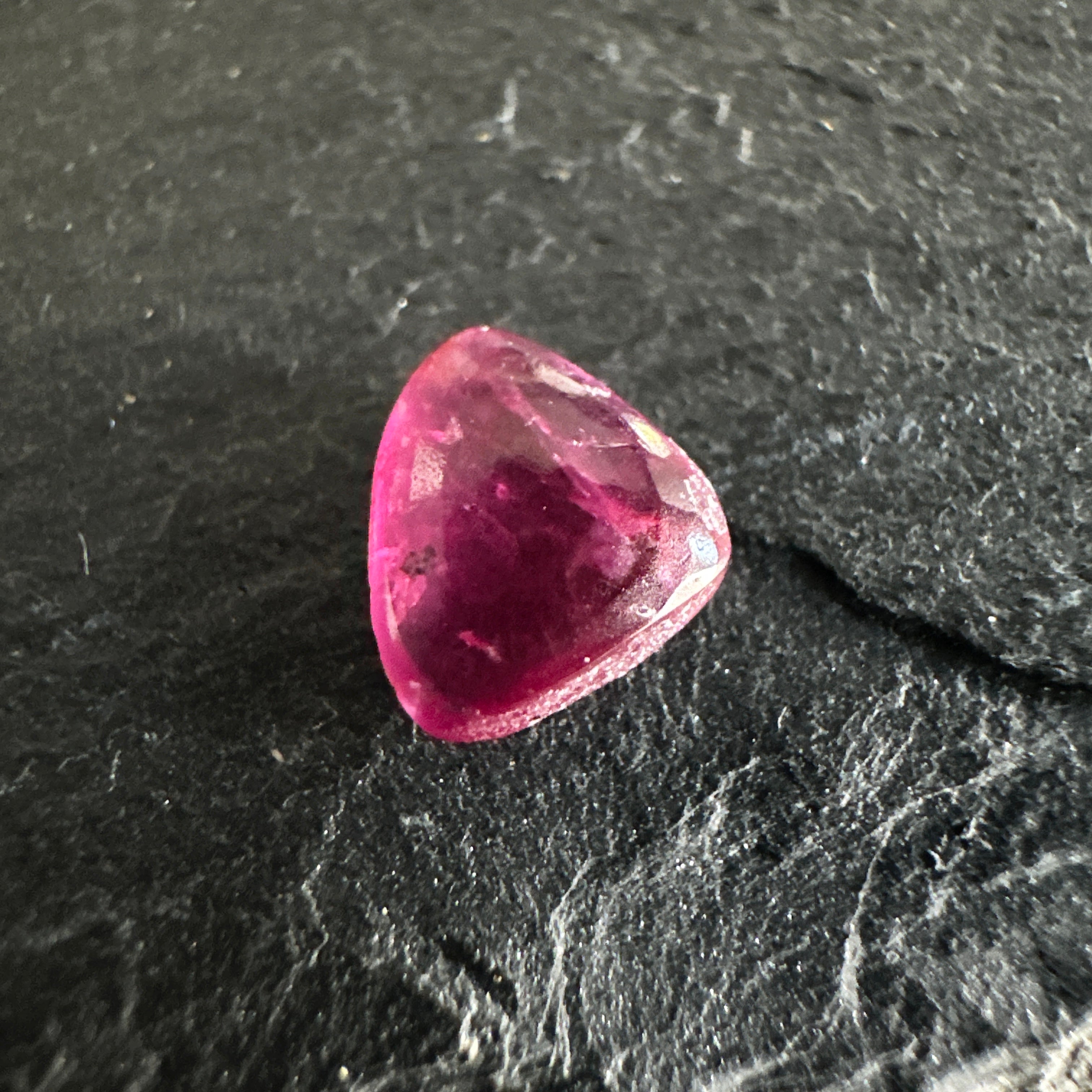 Winza Ruby Cabochon, 0.77ct, Tanzania. Untreated Unheated