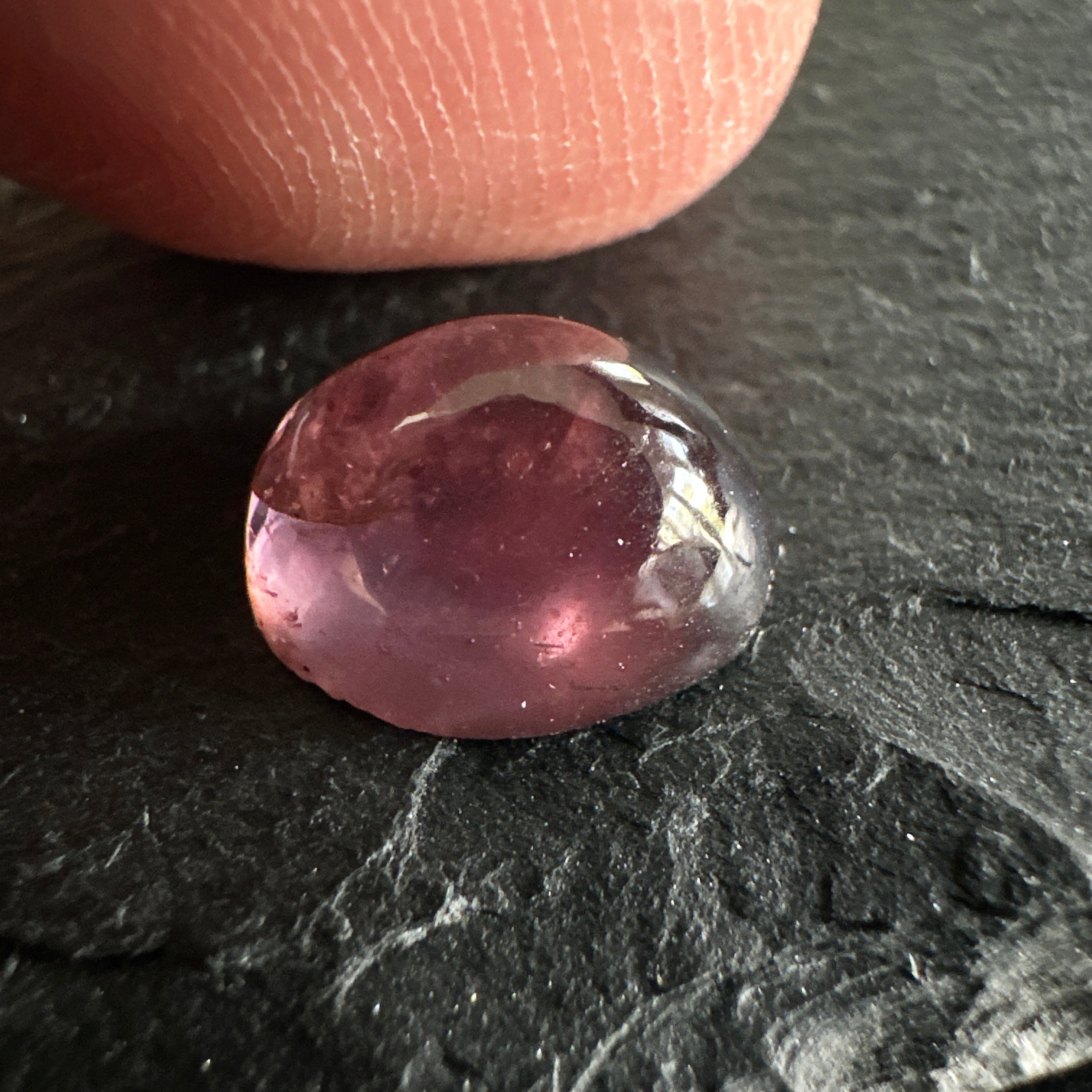 Umba Sapphire Cabochon. 4.26ct, Tanzania, Untreated Unheated.