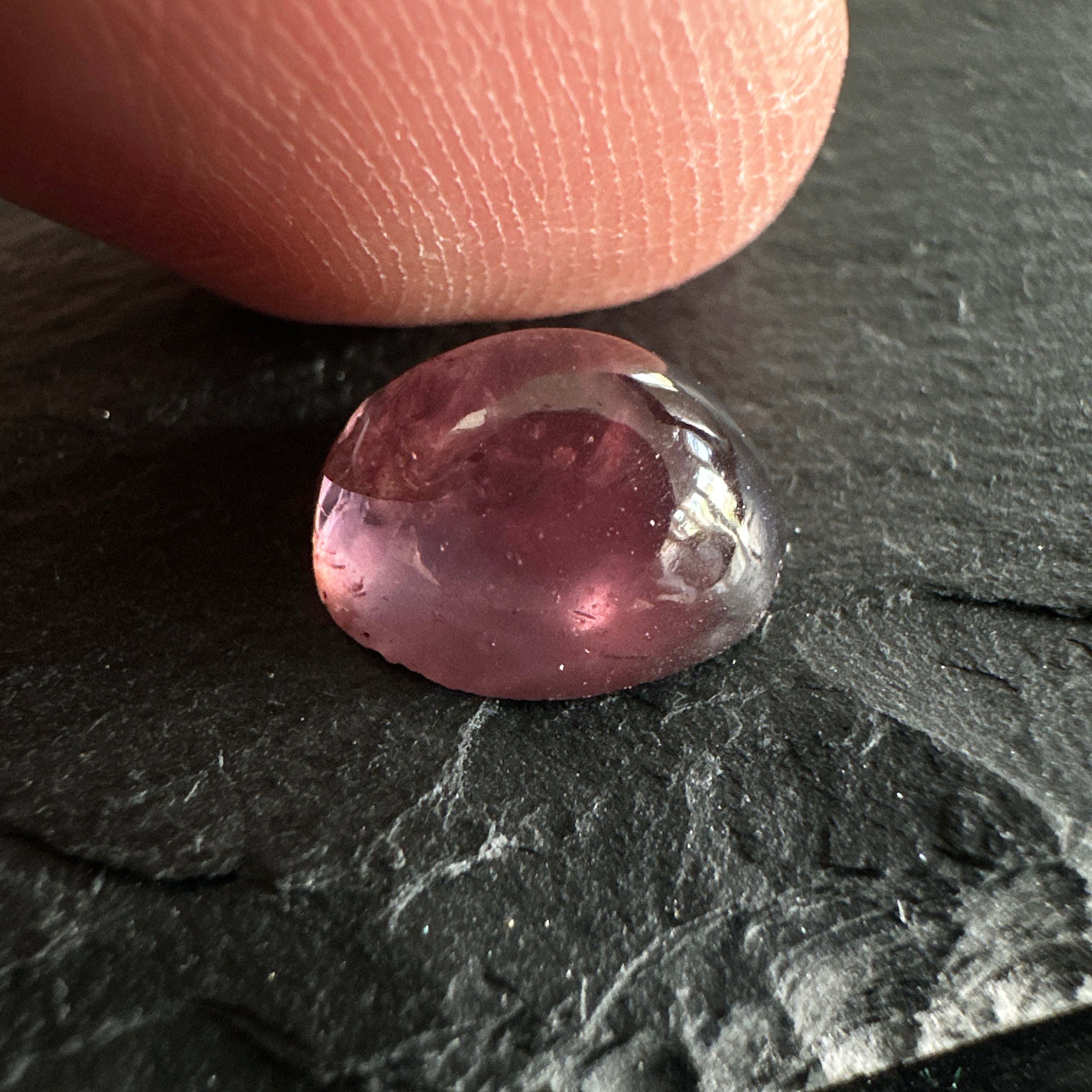 Umba Sapphire Cabochon. 4.26ct, Tanzania, Untreated Unheated.