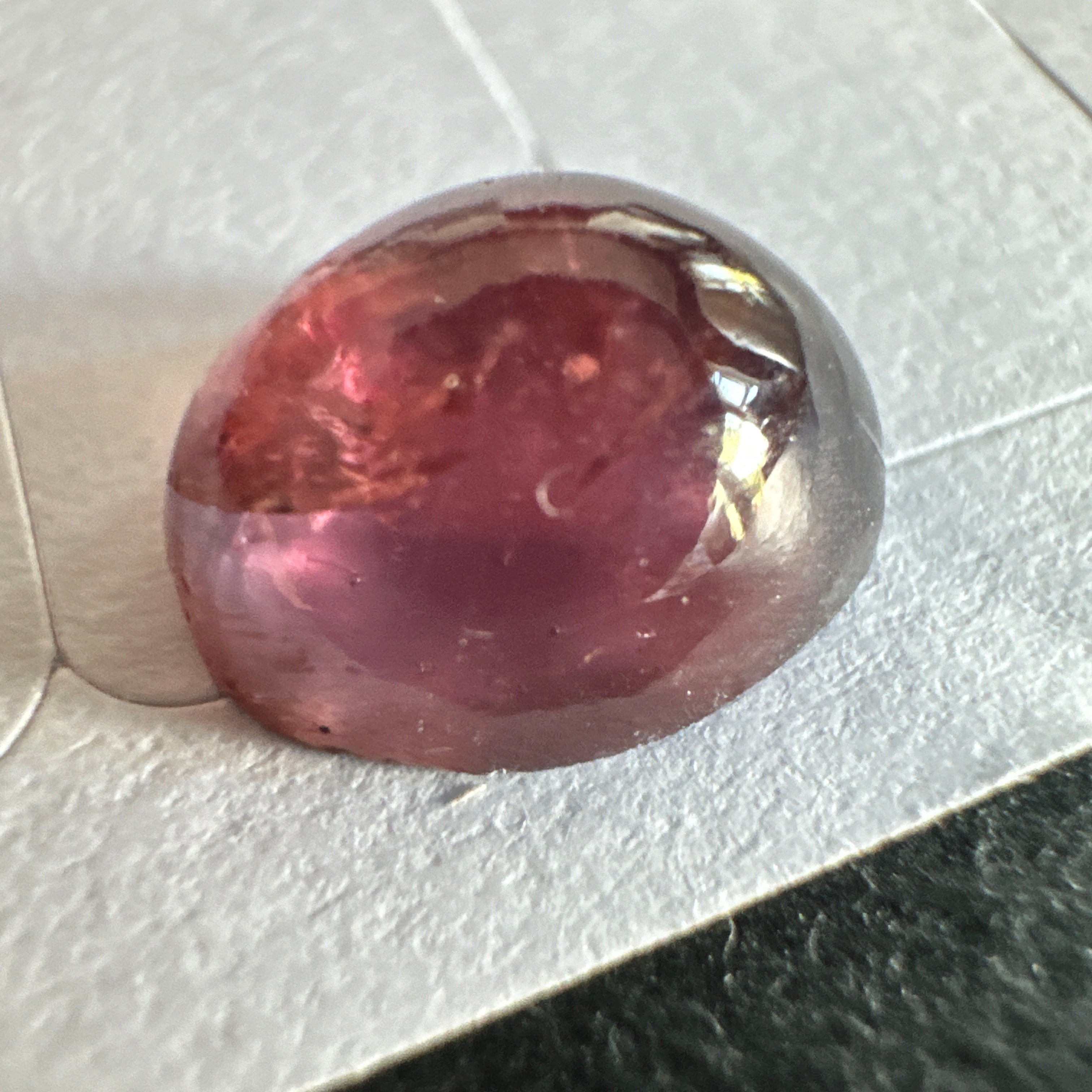 Umba Sapphire Cabochon. 4.26ct, Tanzania, Untreated Unheated.