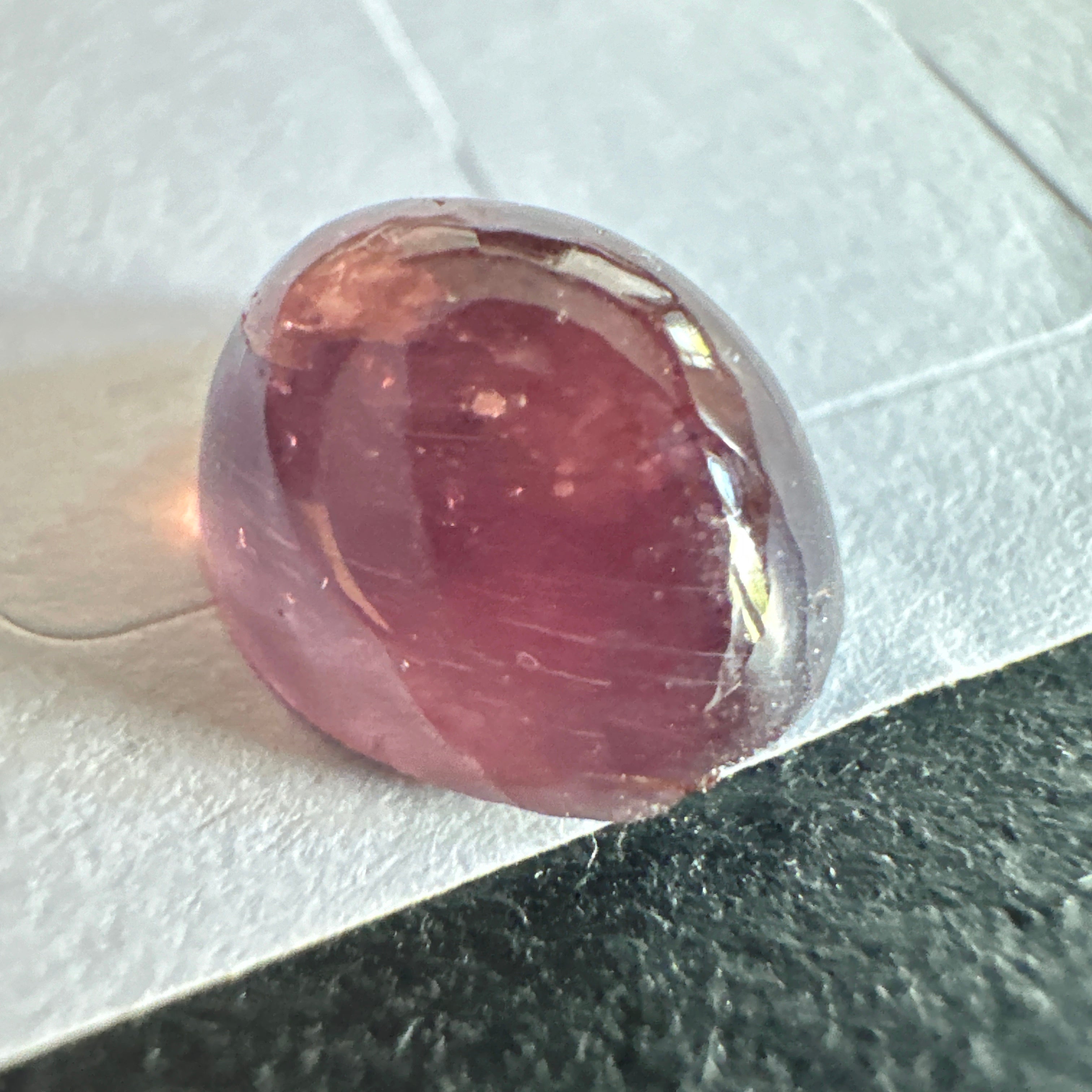 Umba Sapphire Cabochon. 4.26ct, Tanzania, Untreated Unheated.