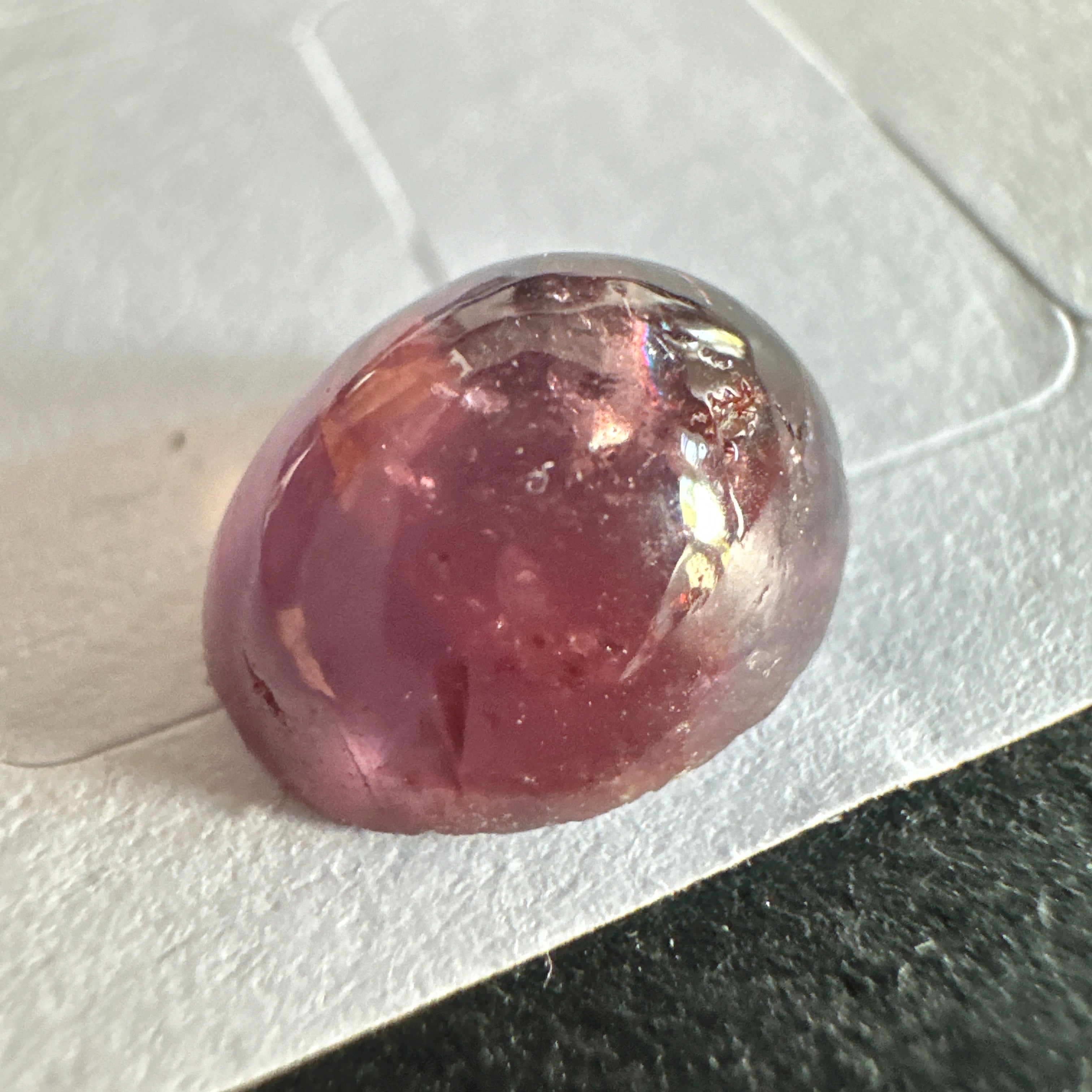 Umba Sapphire Cabochon. 4.26ct, Tanzania, Untreated Unheated.