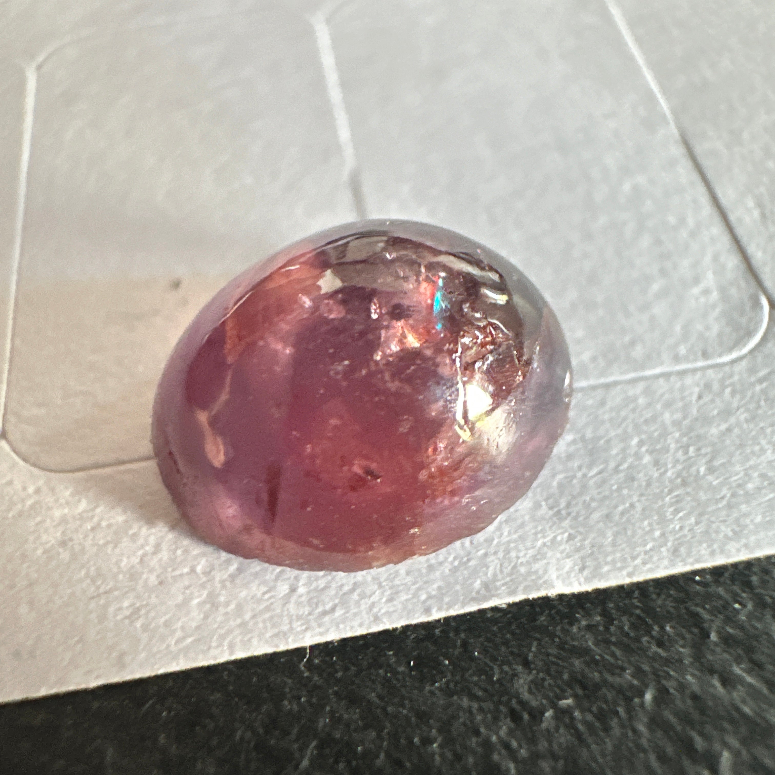 Umba Sapphire Cabochon. 4.26ct, Tanzania, Untreated Unheated.