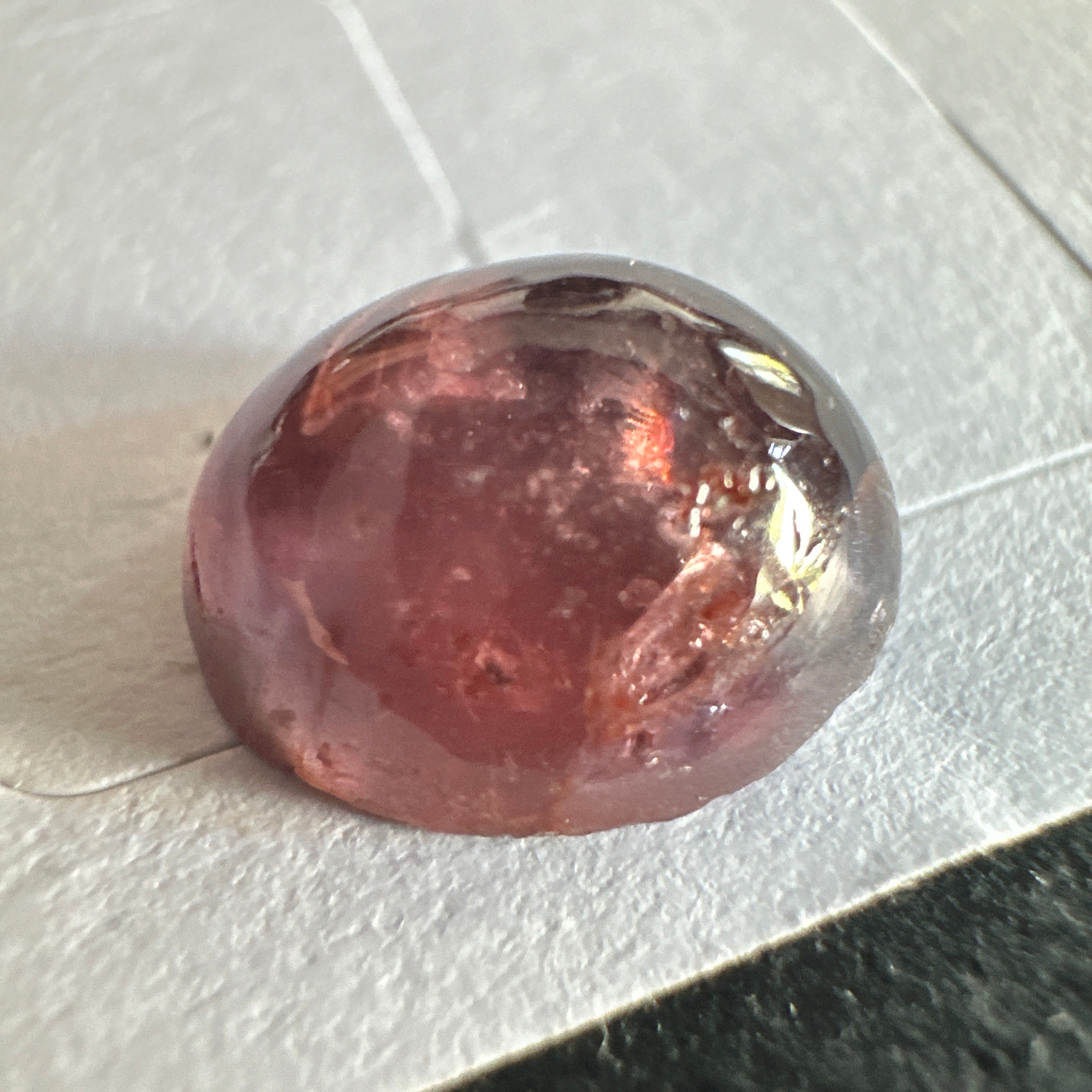 Umba Sapphire Cabochon. 4.26ct, Tanzania, Untreated Unheated.