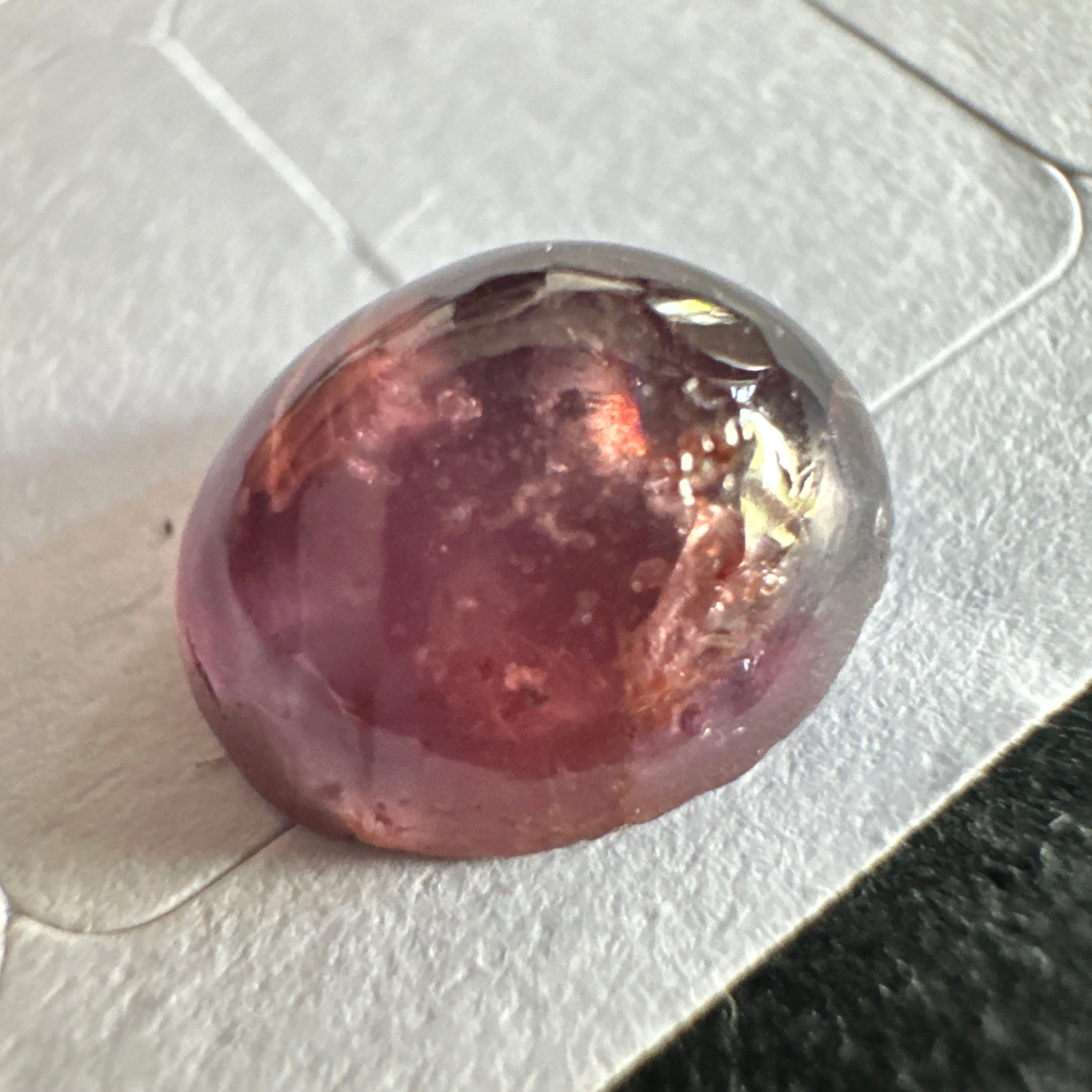 Umba Sapphire Cabochon. 4.26ct, Tanzania, Untreated Unheated.