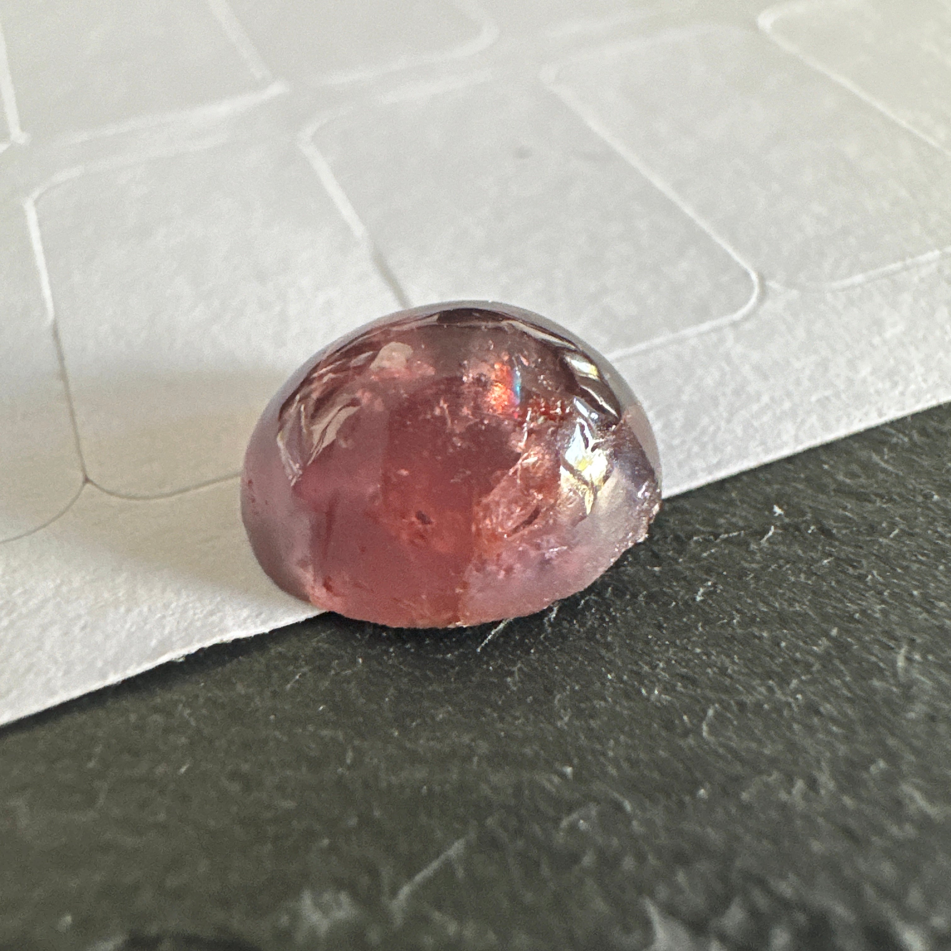 Umba Sapphire Cabochon. 4.26ct, Tanzania, Untreated Unheated.