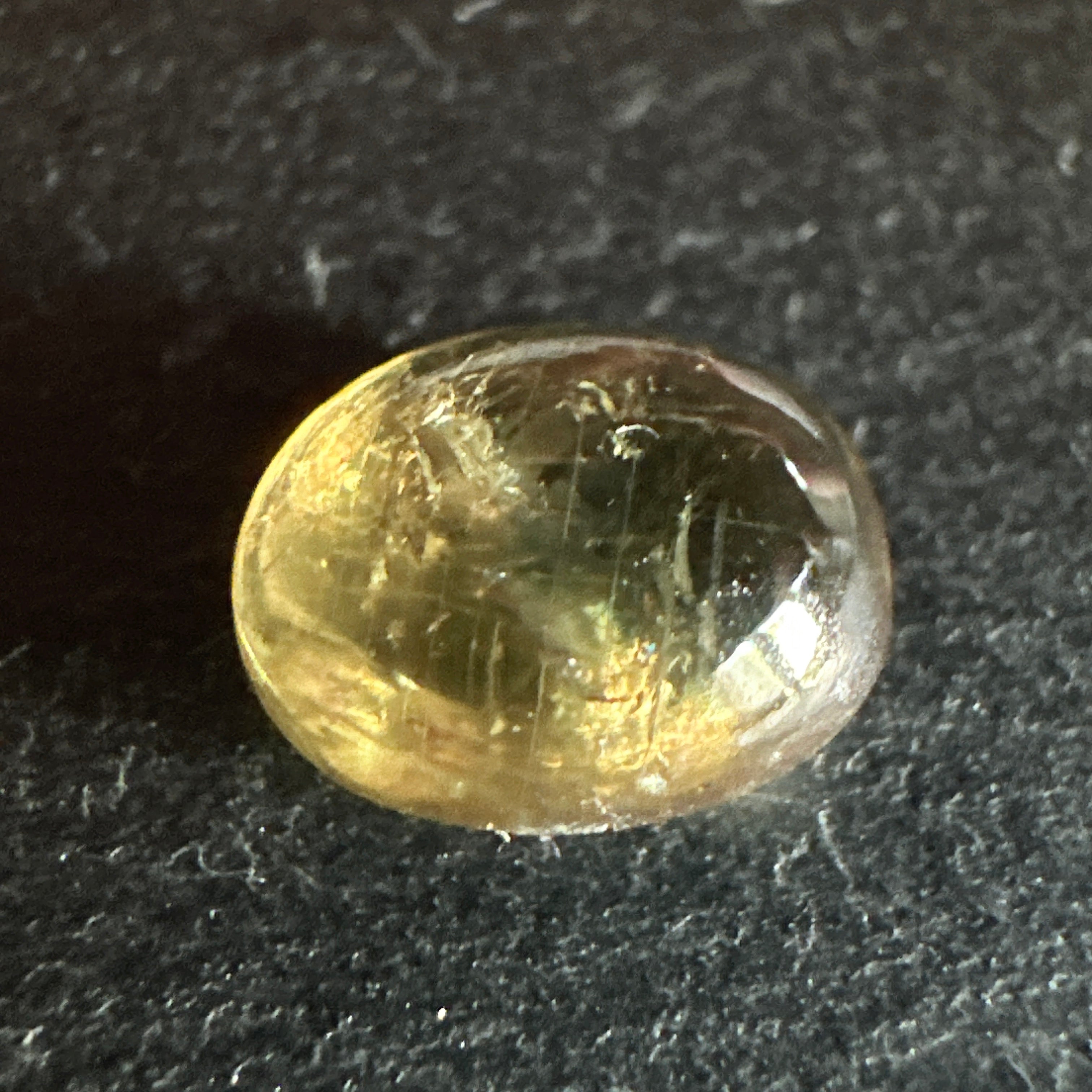 Sapphire Cabochon, 2.65ct, Umba Valley, Tanzania. Untreated Unheated