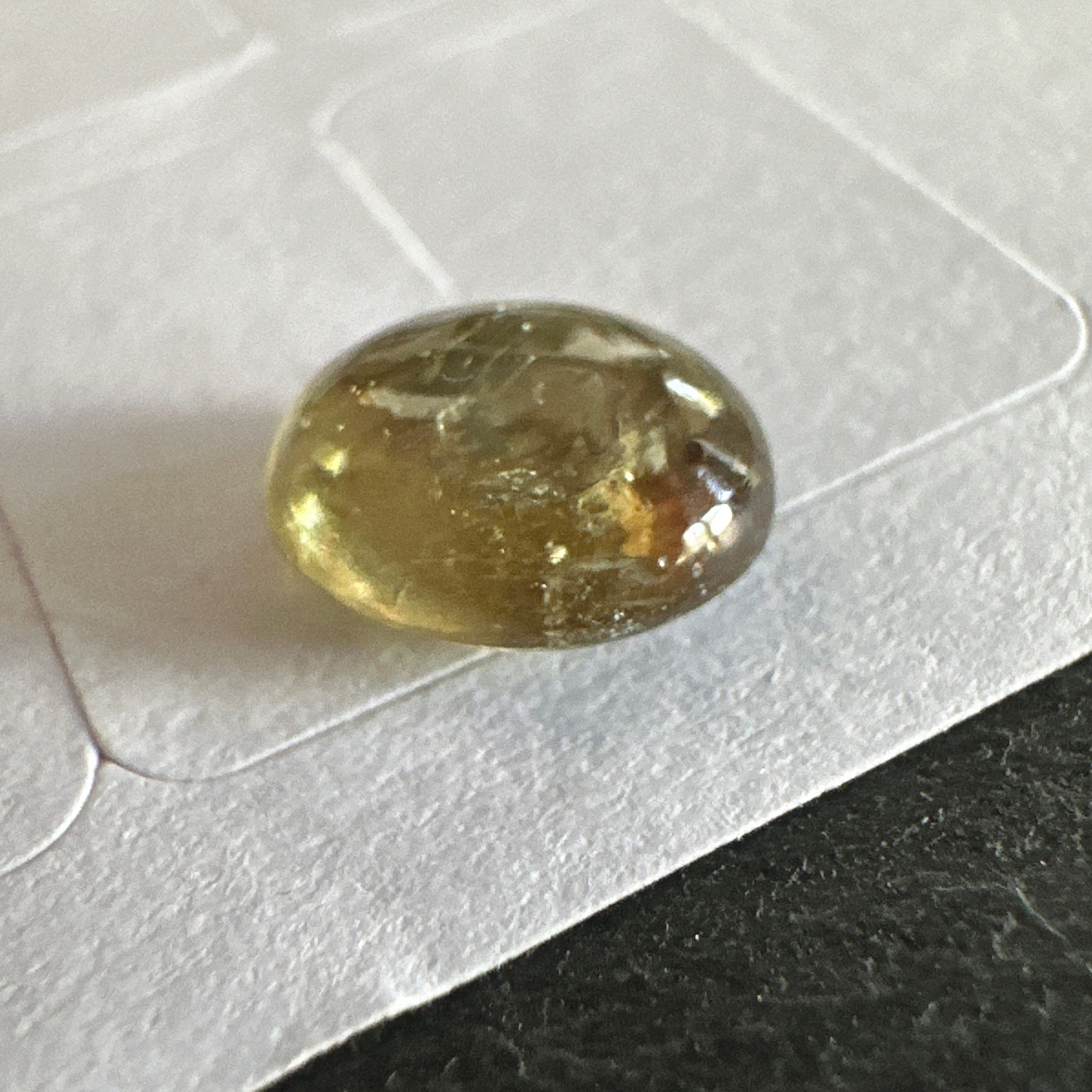 Sapphire Cabochon, 2.65ct, Umba Valley, Tanzania. Untreated Unheated