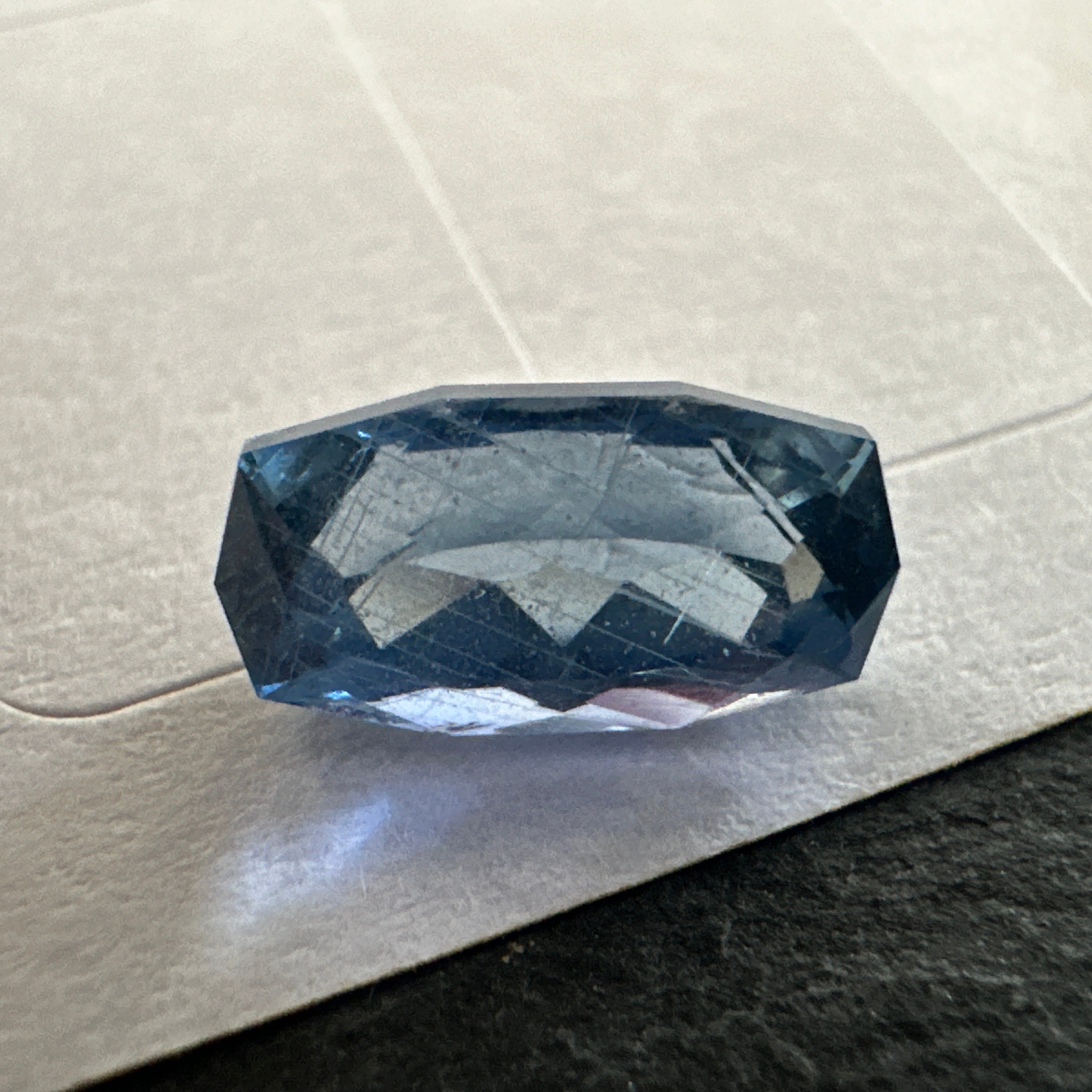 Precision Cut Sapphire, 2.02ct, Umba Valley, Tanzania. Untreated Unheated