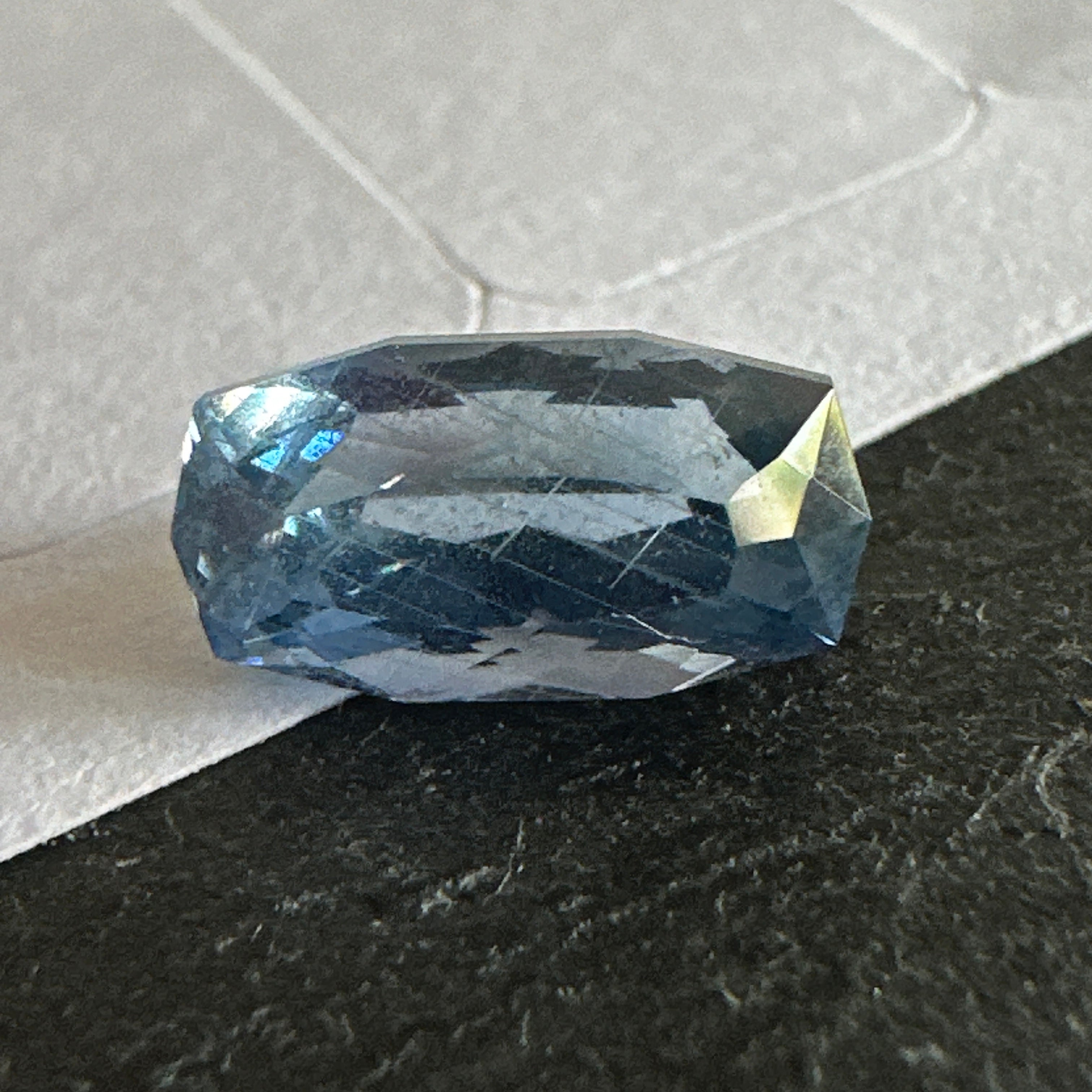 Precision Cut Sapphire, 2.02ct, Umba Valley, Tanzania. Untreated Unheated