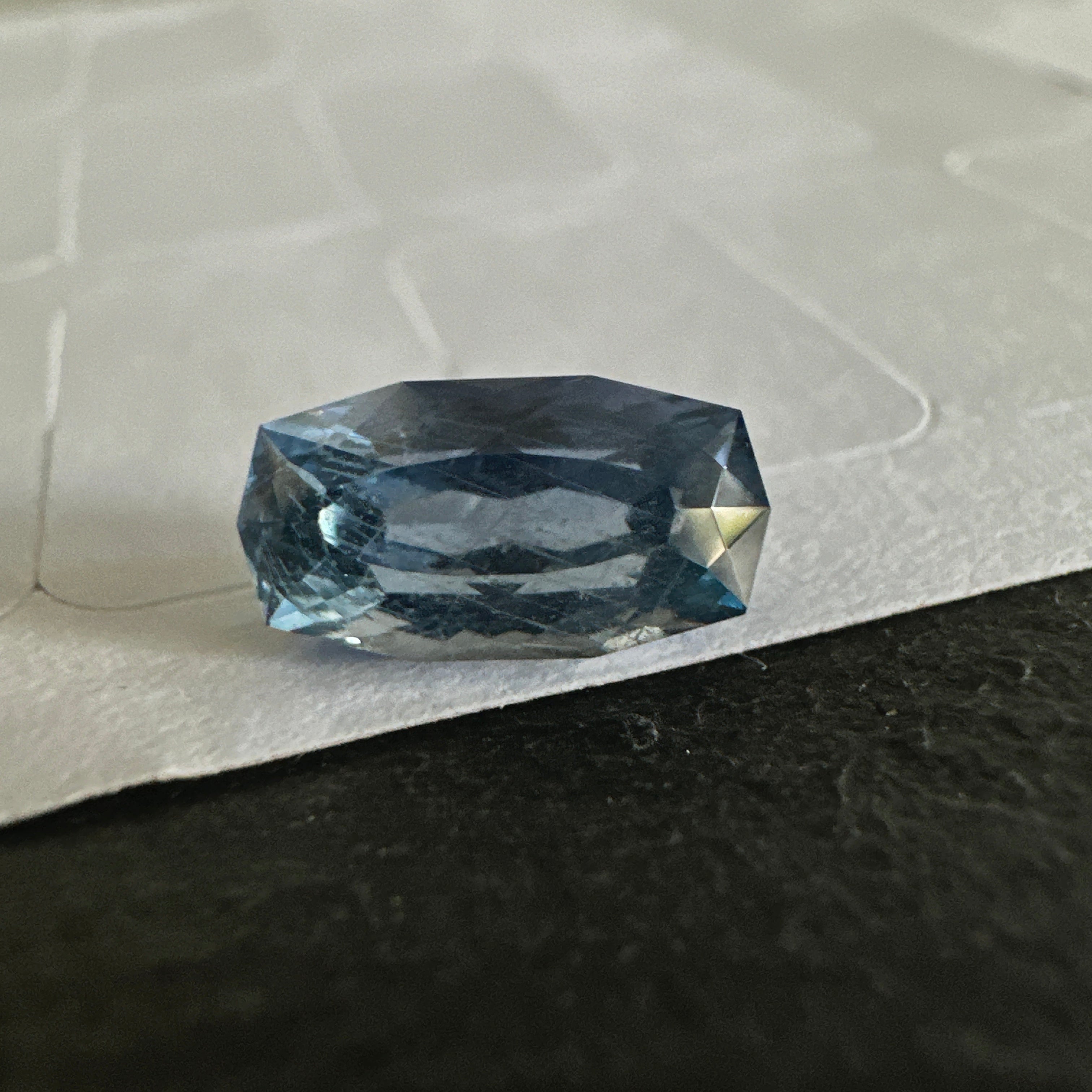 Precision Cut Sapphire, 2.02ct, Umba Valley, Tanzania. Untreated Unheated