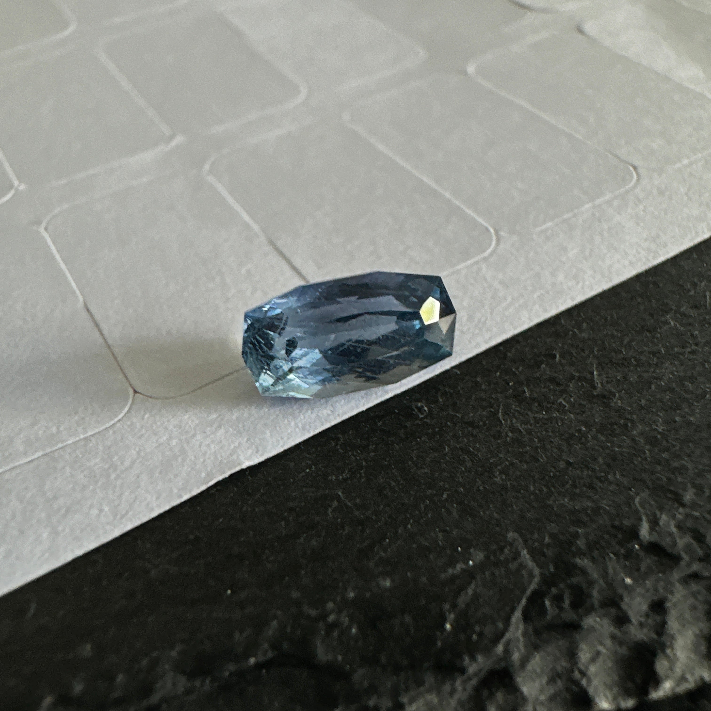 Precision Cut Sapphire, 2.02ct, Umba Valley, Tanzania. Untreated Unheated