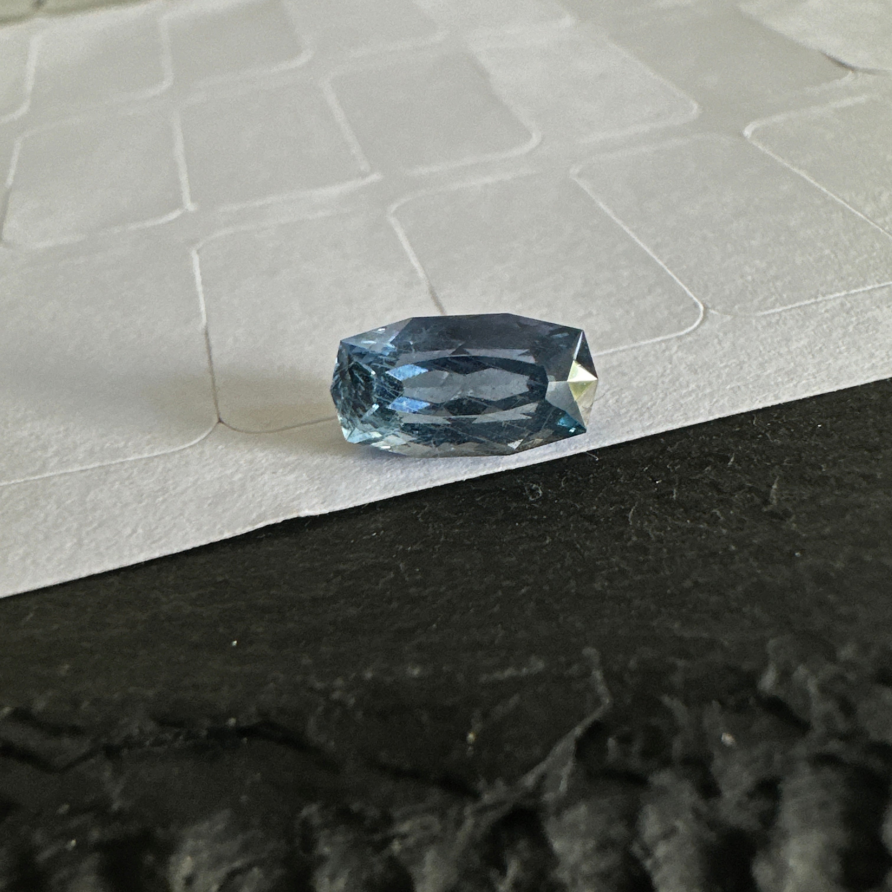 Precision Cut Sapphire, 2.02ct, Umba Valley, Tanzania. Untreated Unheated