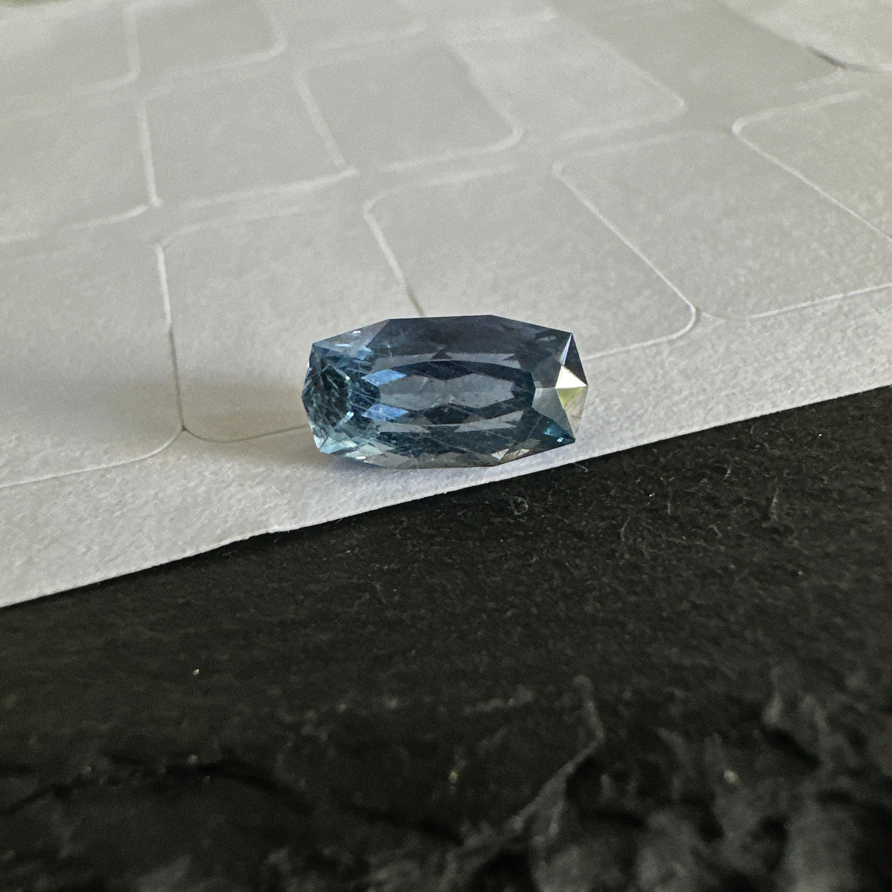 Precision Cut Sapphire, 2.02ct, Umba Valley, Tanzania. Untreated Unheated