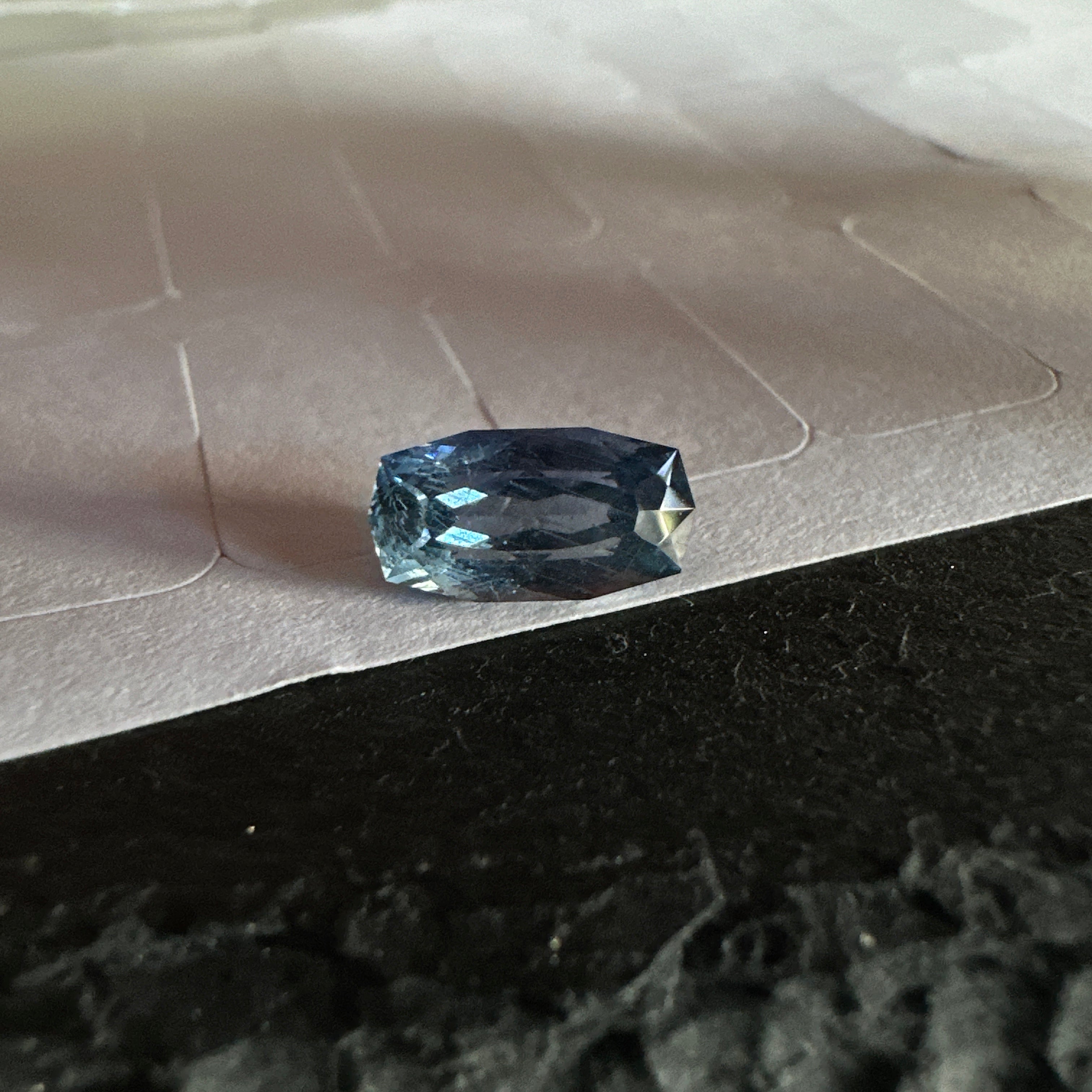 Precision Cut Sapphire, 2.02ct, Umba Valley, Tanzania. Untreated Unheated