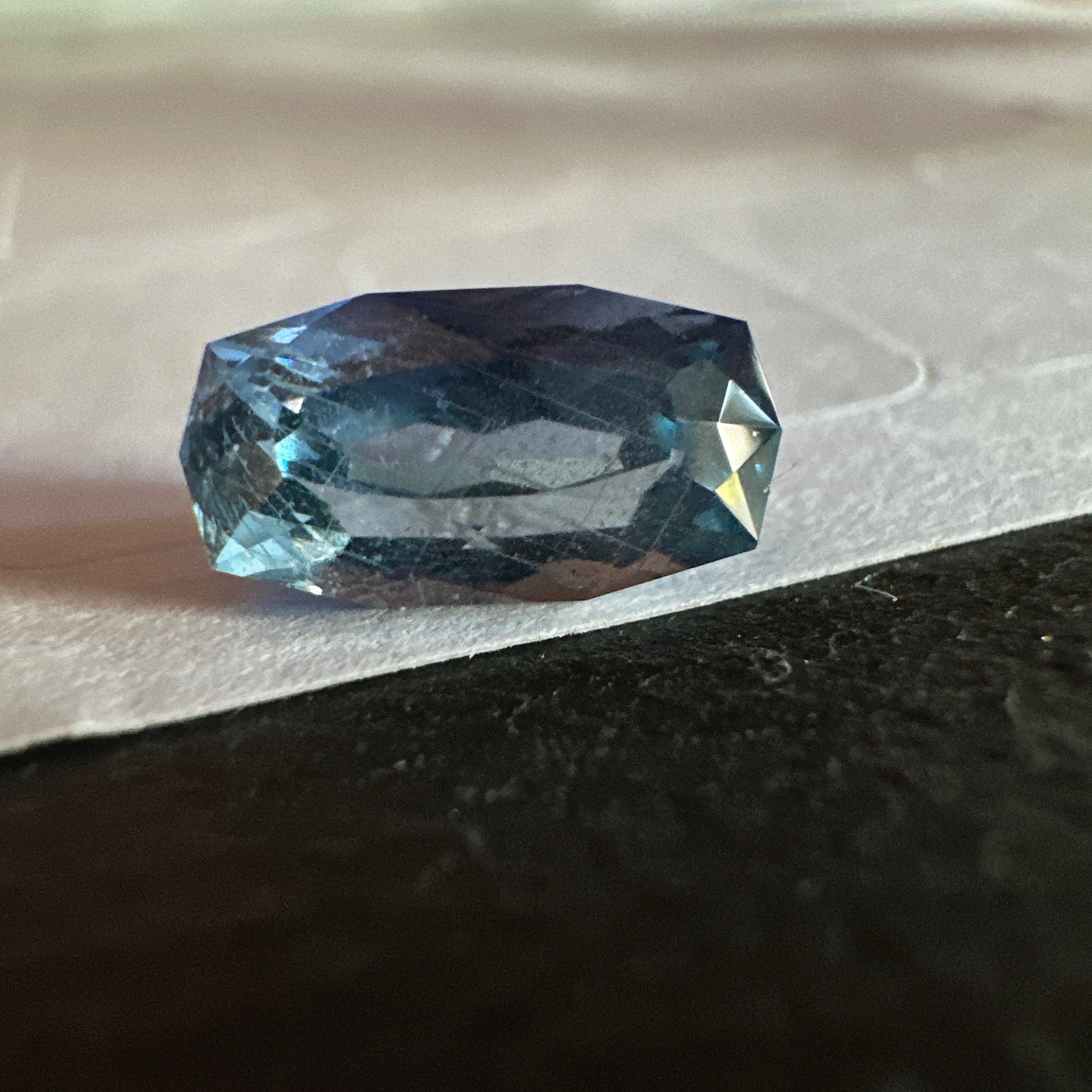 Precision Cut Sapphire, 2.02ct, Umba Valley, Tanzania. Untreated Unheated