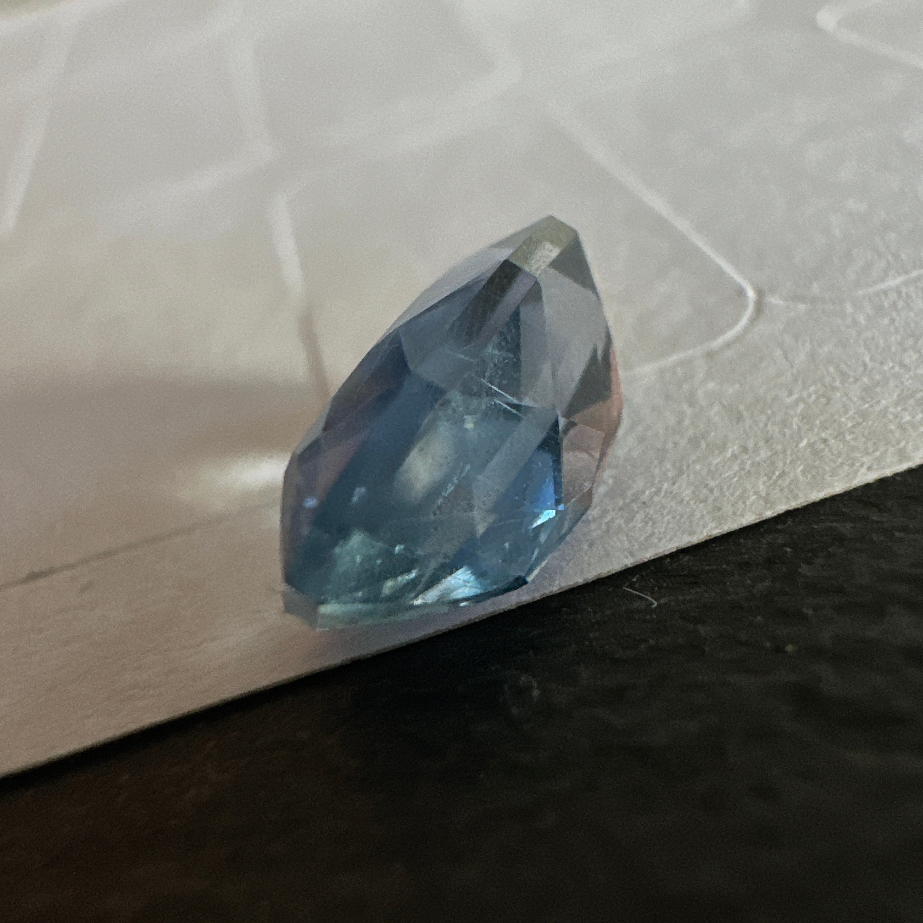 Precision Cut Sapphire, 2.02ct, Umba Valley, Tanzania. Untreated Unheated