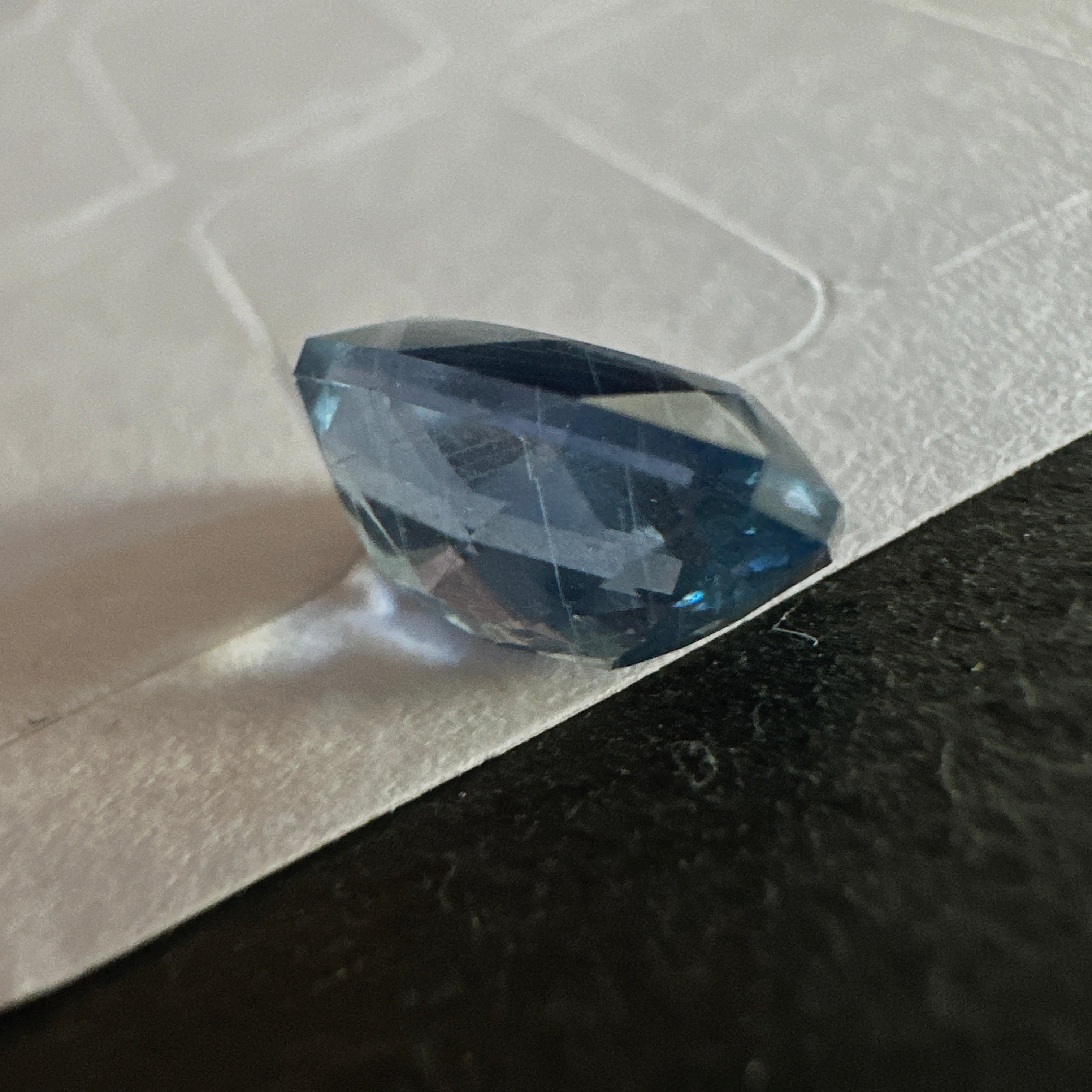 Precision Cut Sapphire, 2.02ct, Umba Valley, Tanzania. Untreated Unheated