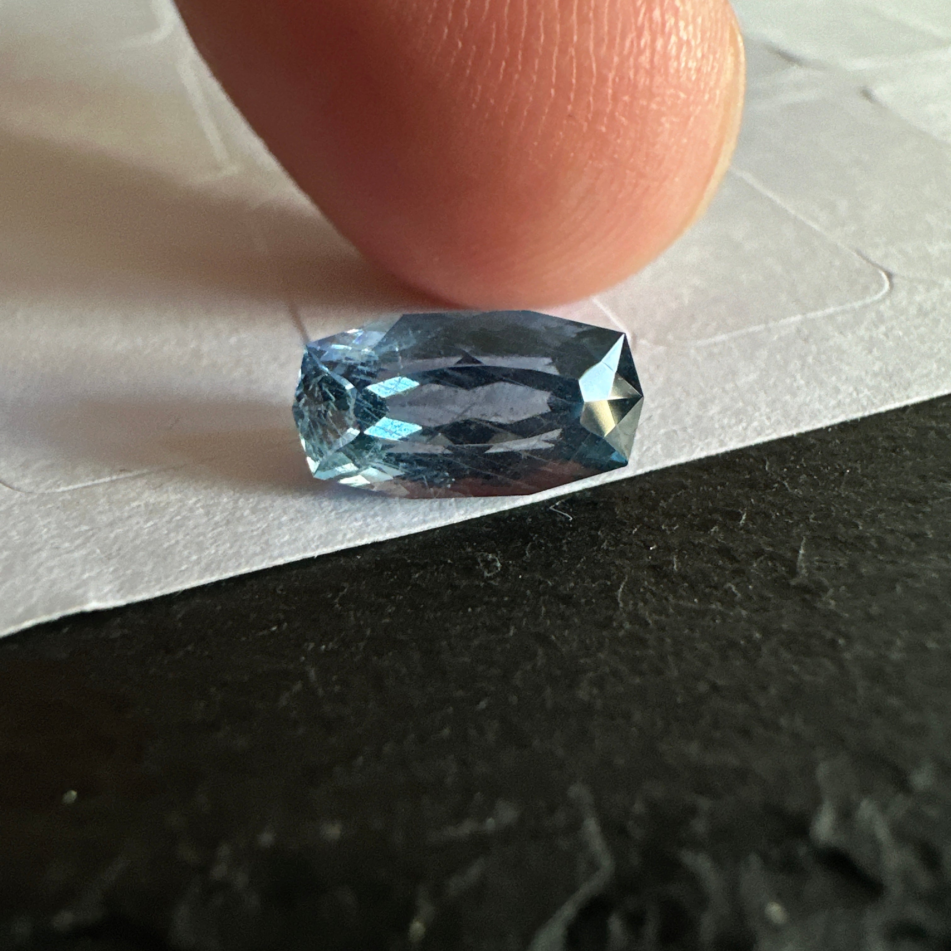 Precision Cut Sapphire, 2.02ct, Umba Valley, Tanzania. Untreated Unheated