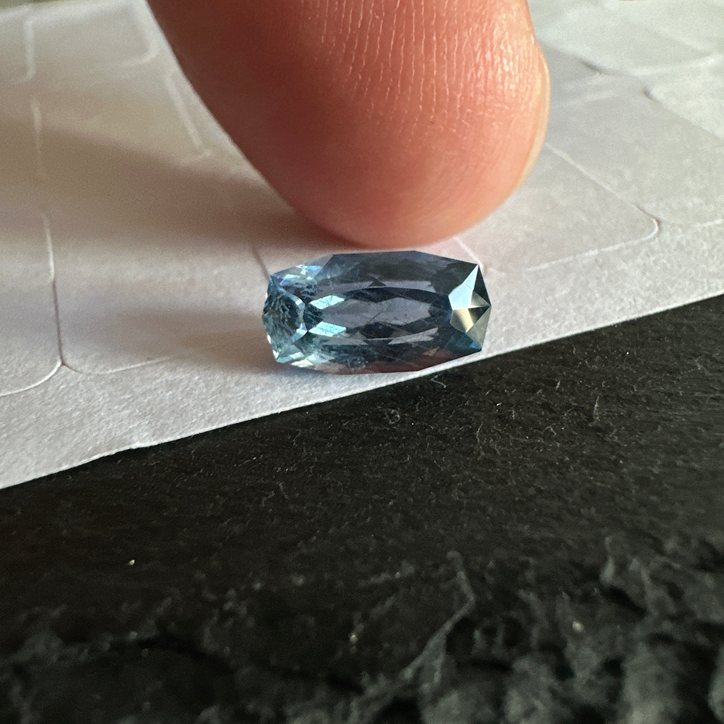 Precision Cut Sapphire, 2.02ct, Umba Valley, Tanzania. Untreated Unheated