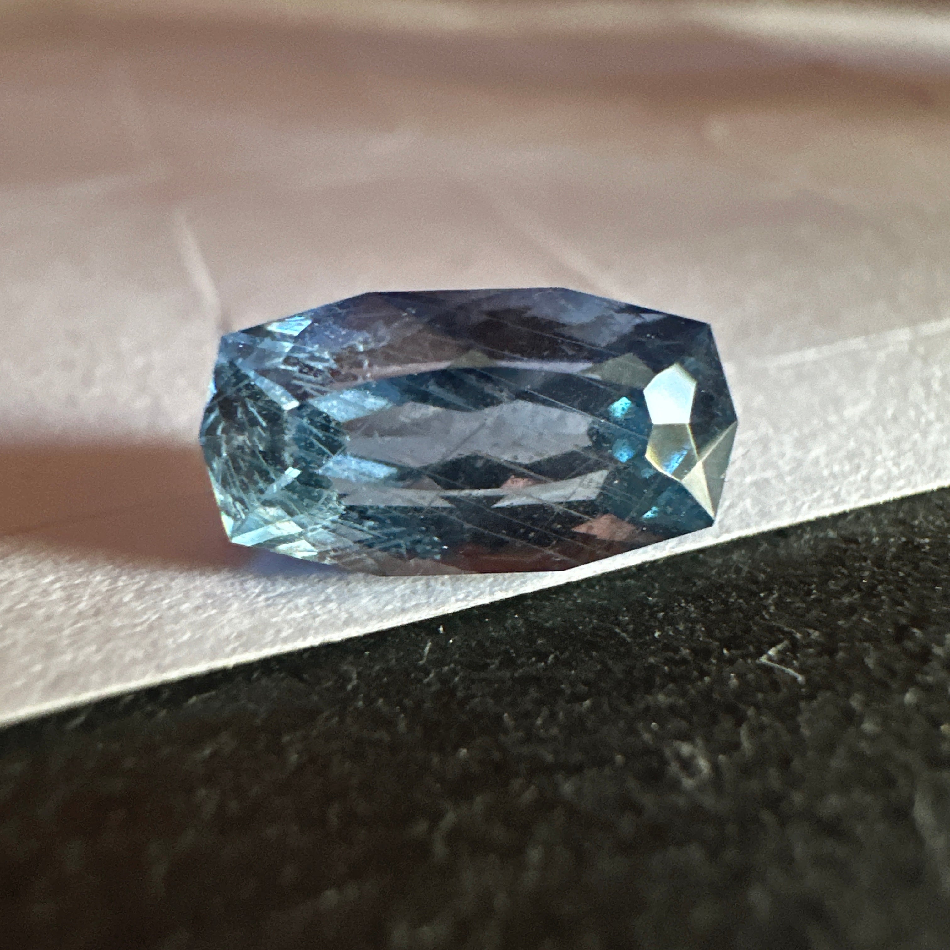 Precision Cut Sapphire, 2.02ct, Umba Valley, Tanzania. Untreated Unheated