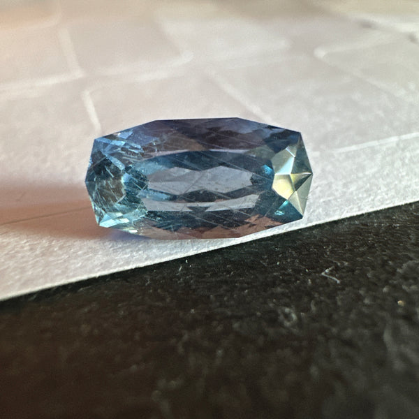 Precision Cut Sapphire, 2.02ct, Umba Valley, Tanzania. Untreated Unheated