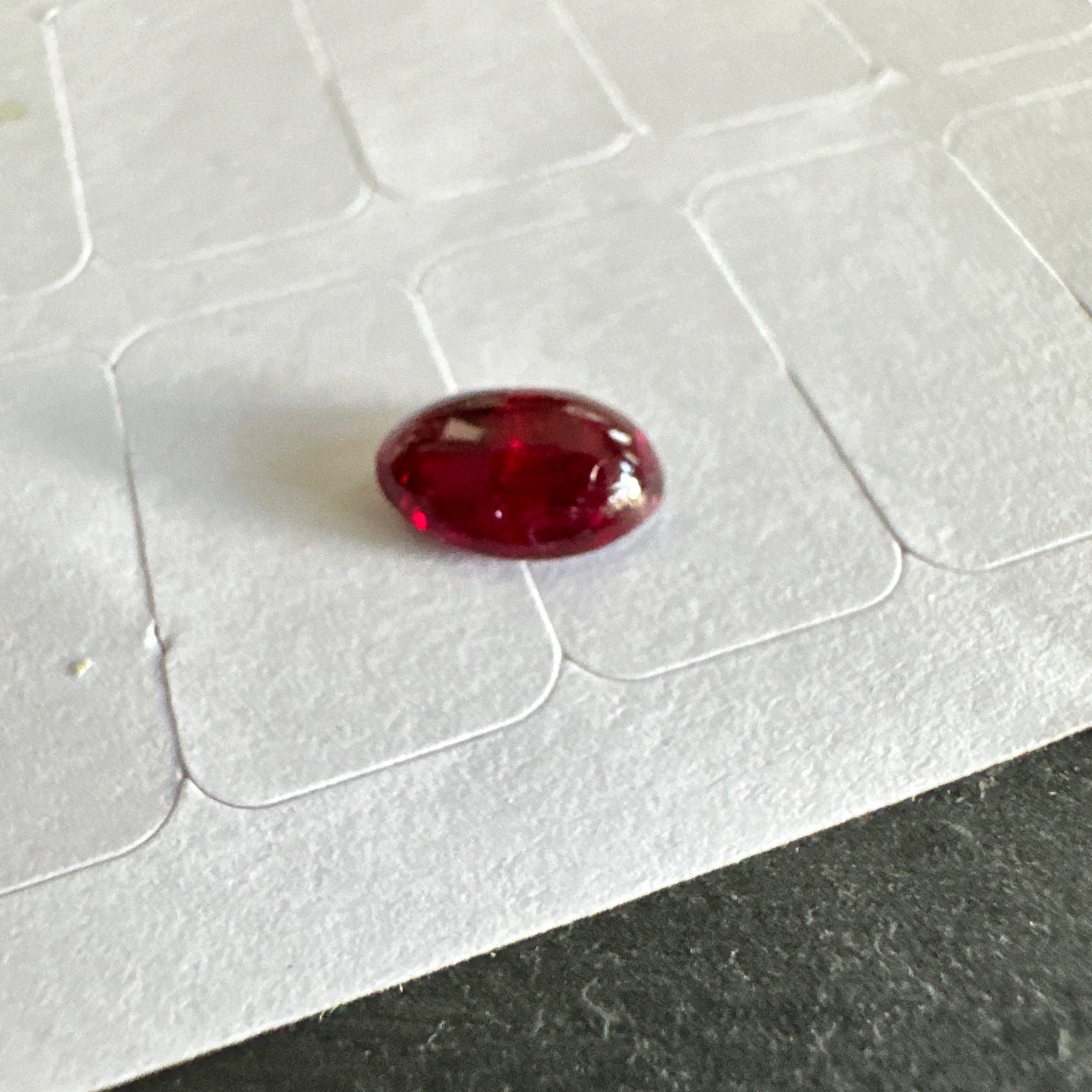 Ruby, 1.65ct, Tanzania. Untreated Unheated