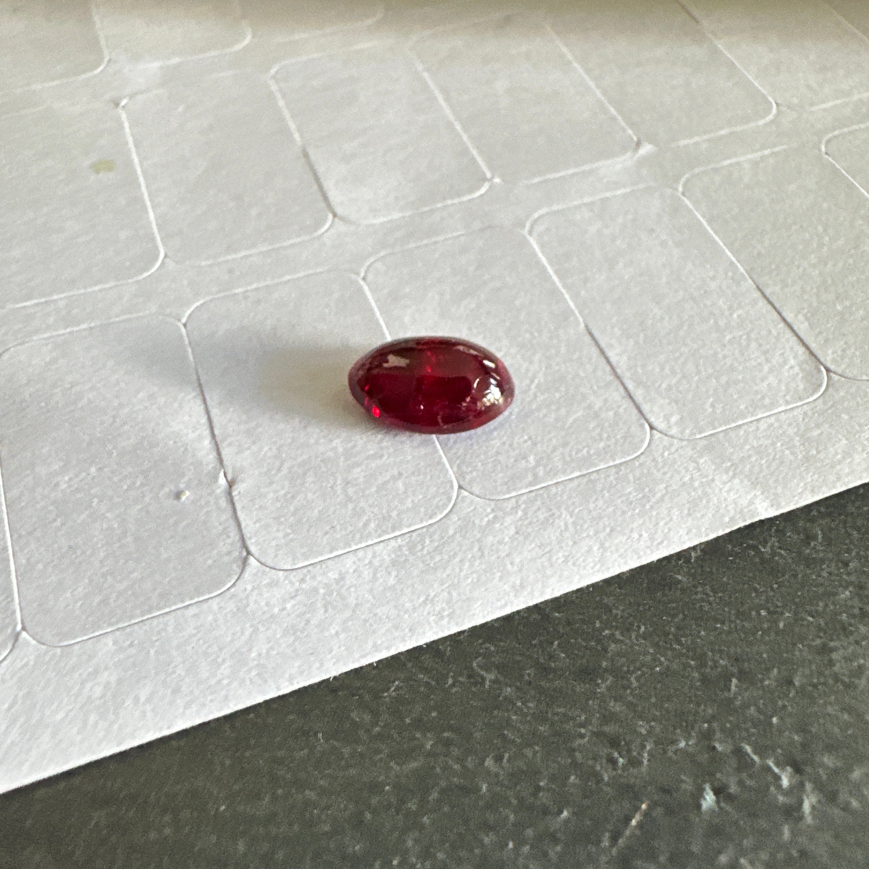 Ruby, 1.65ct, Tanzania. Untreated Unheated