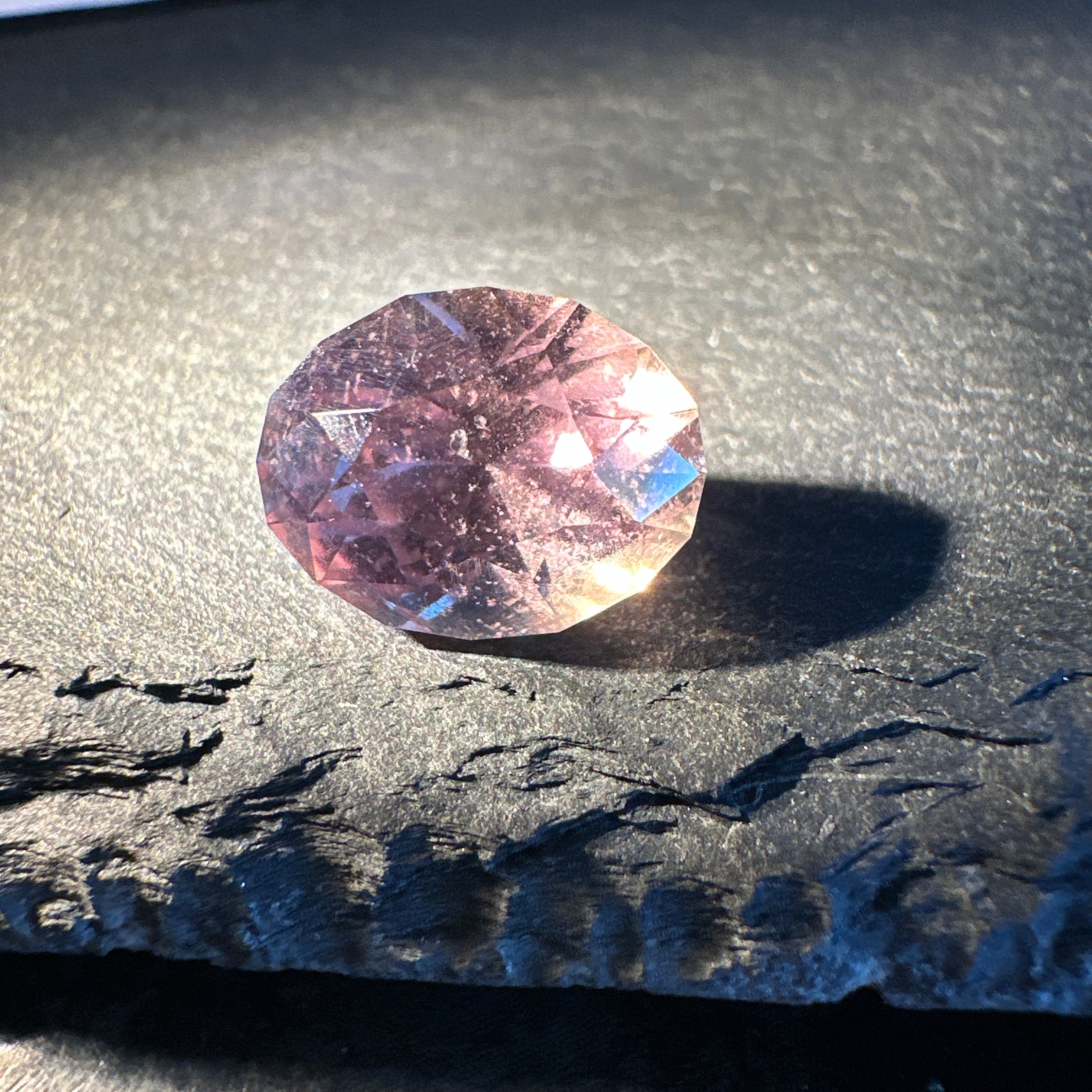 Sapphire, Colour Change, 3.21ct, Umba Valley, Tanzania, Untreated Unheated. Precision cut by us in London. See other pics for colour change effect of this sapphire