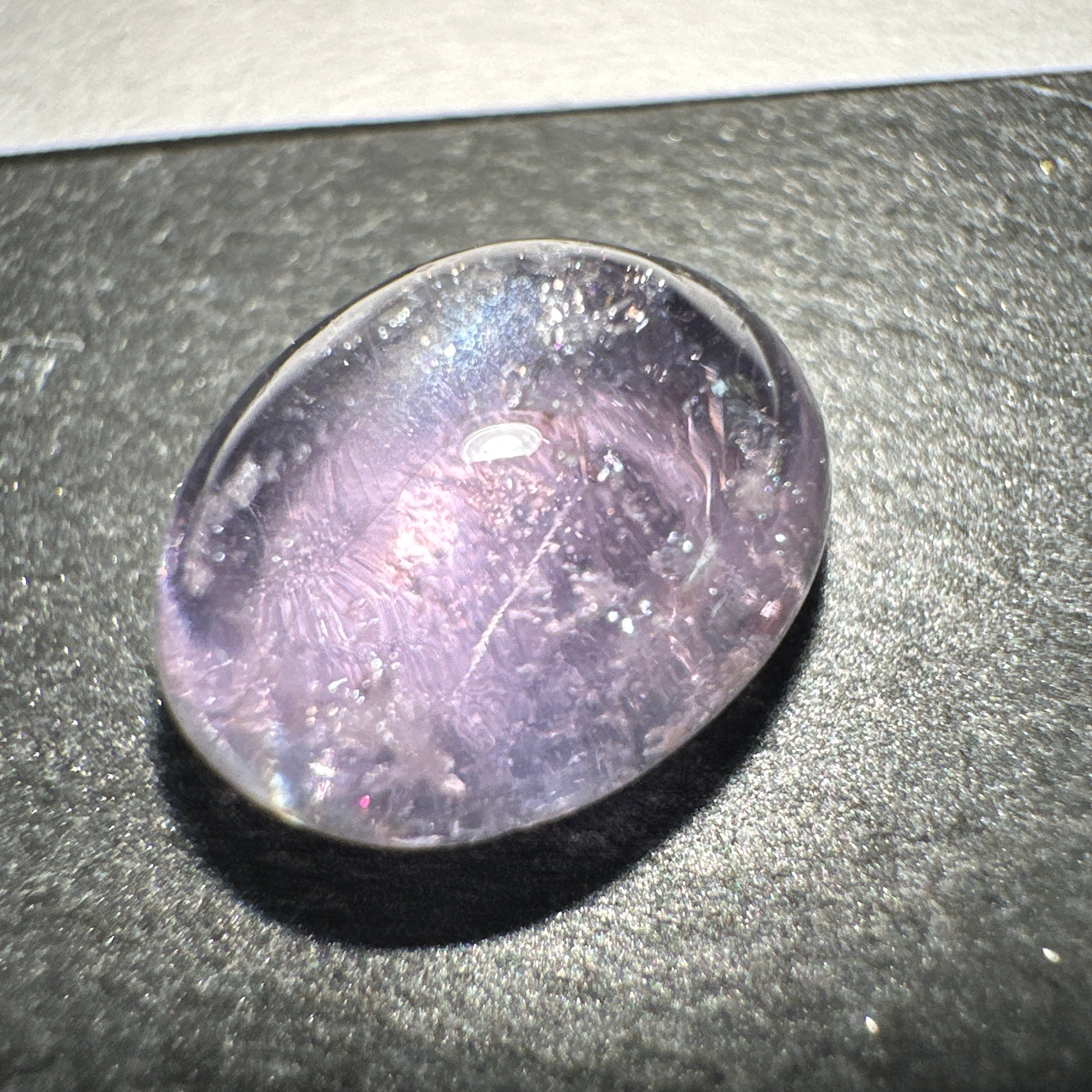 Sapphire Cabochon, 3.49ct, Umba Valley, Tanzania. Untreated Unheated.