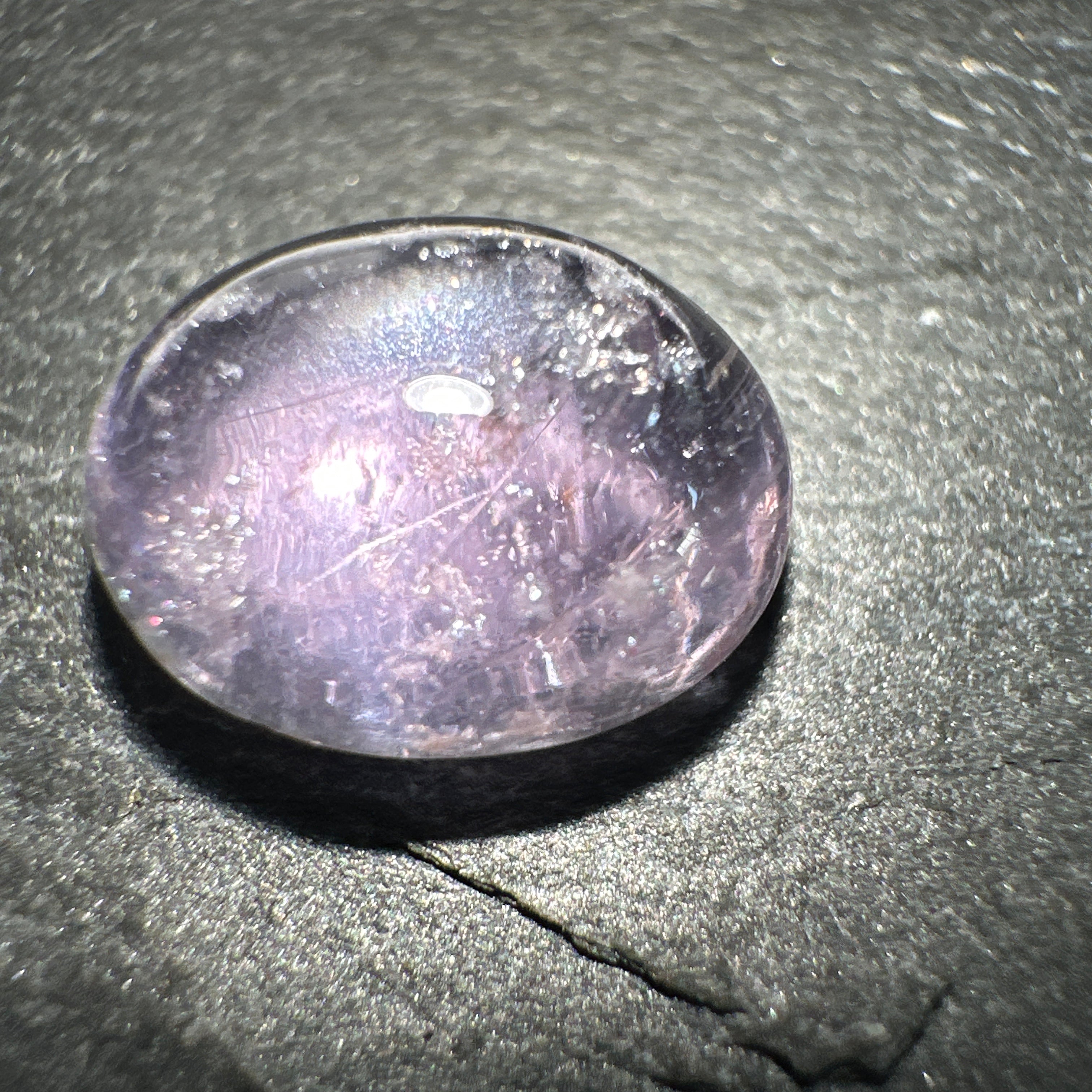 Sapphire Cabochon, 3.49ct, Umba Valley, Tanzania. Untreated Unheated.