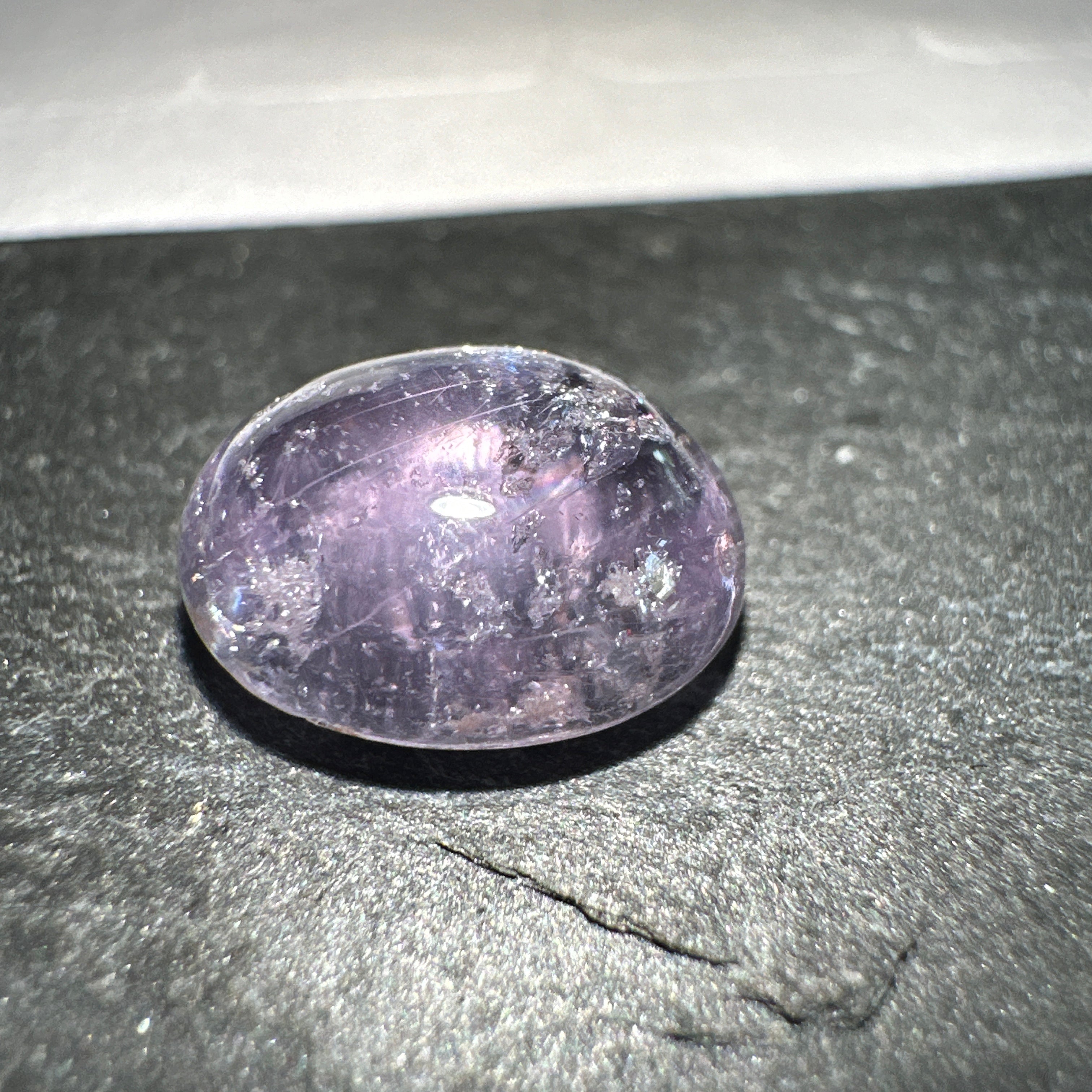 Sapphire Cabochon, 3.49ct, Umba Valley, Tanzania. Untreated Unheated.