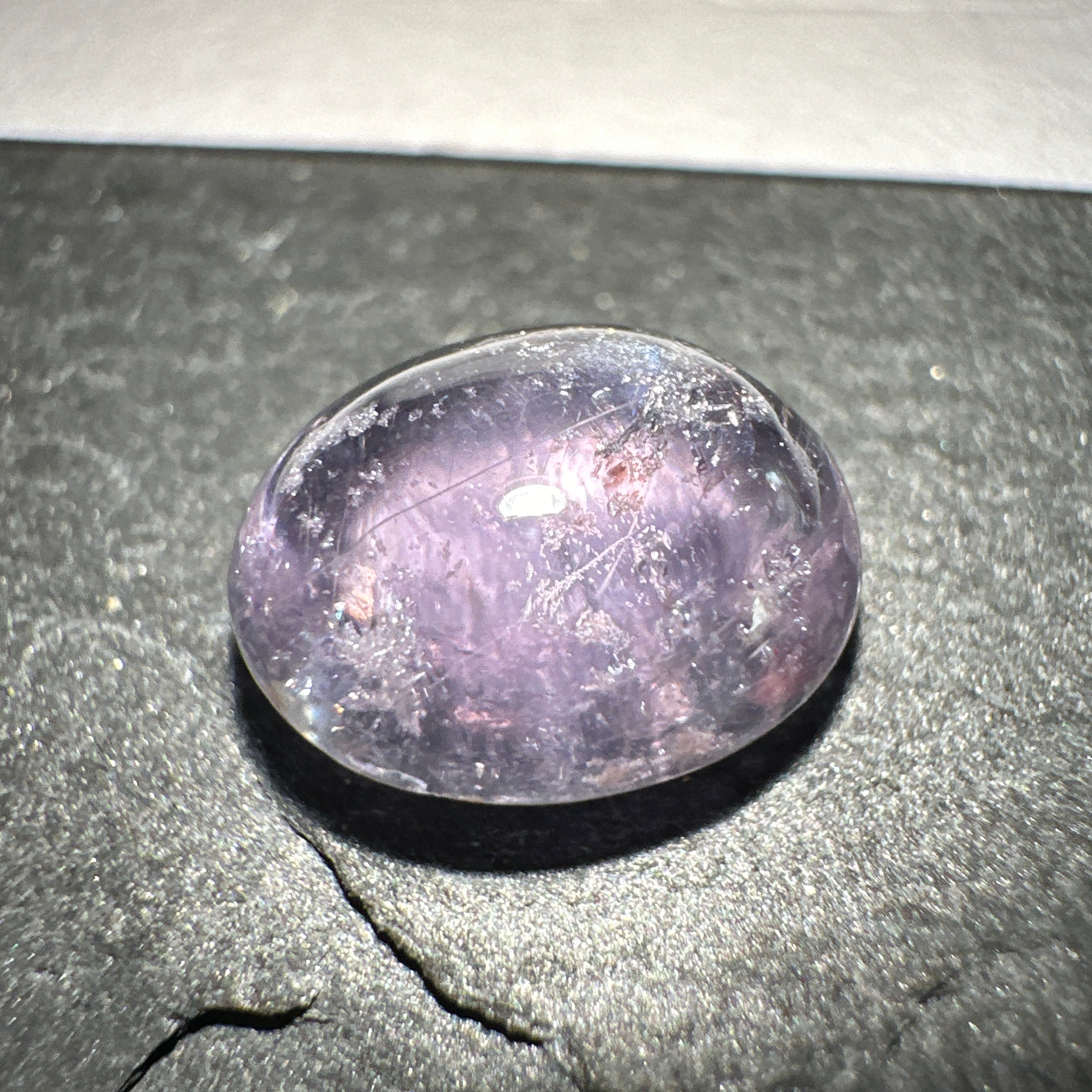 Sapphire Cabochon, 3.49ct, Umba Valley, Tanzania. Untreated Unheated.