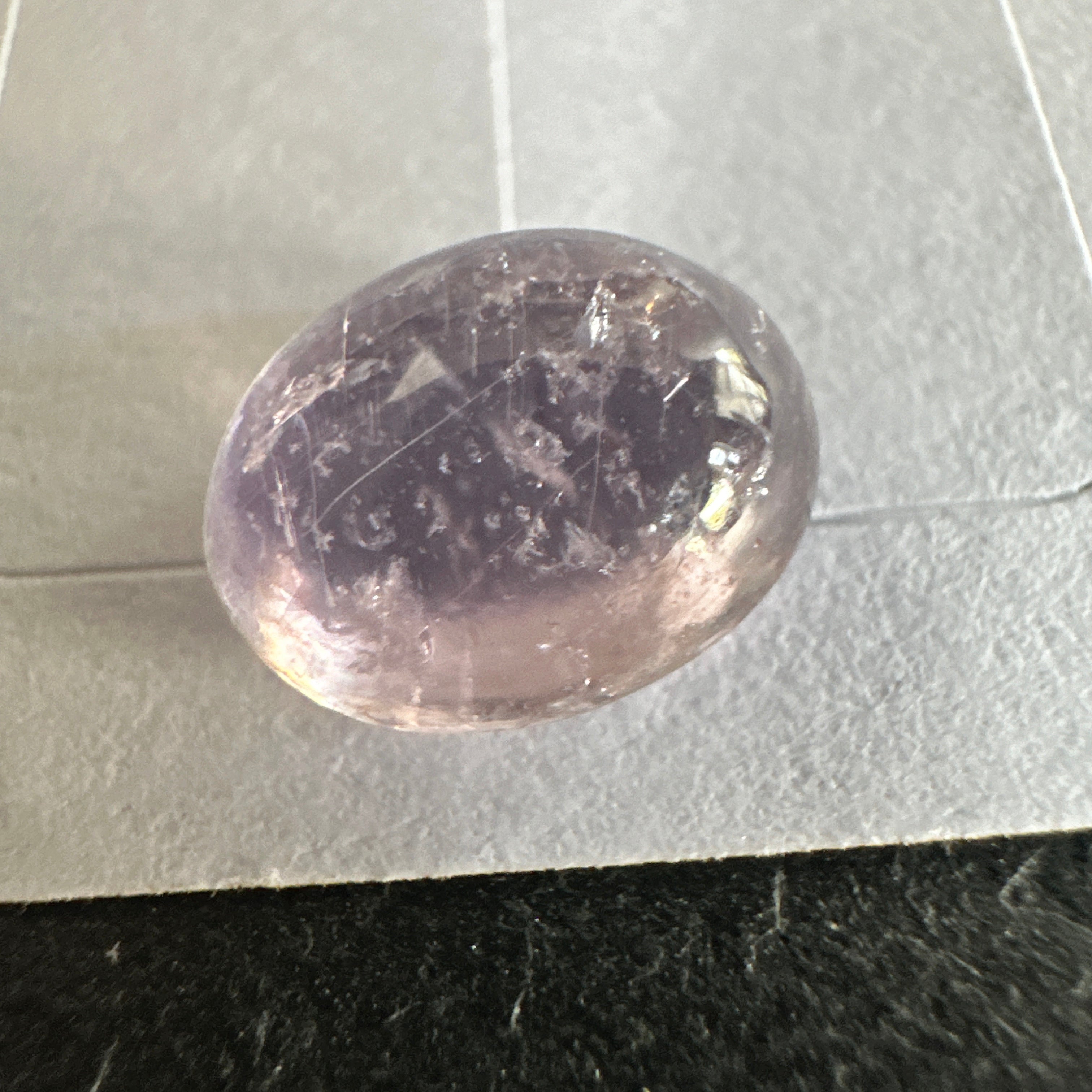 Sapphire Cabochon, 3.49ct, Umba Valley, Tanzania. Untreated Unheated.