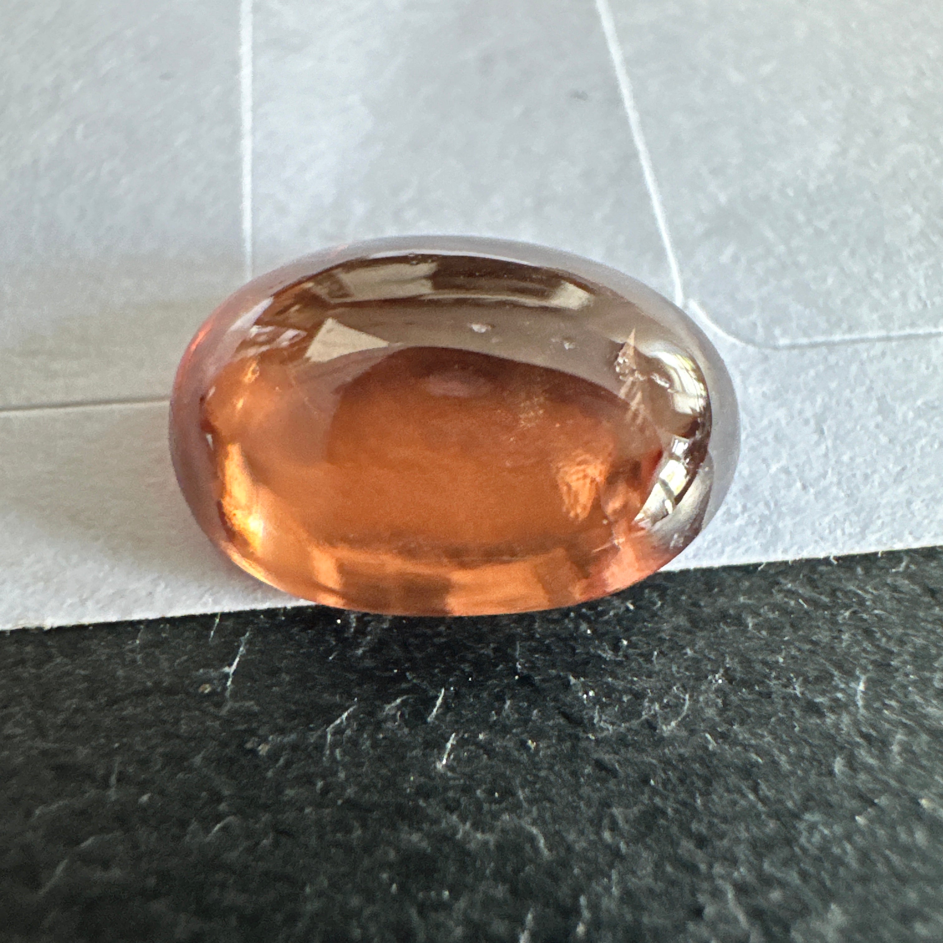 Colour Shifting Umba Sapphire Cab, 5.33ct, can be used as a cab or faceted into a cut stone, Tanzania, Untreated Unheated.