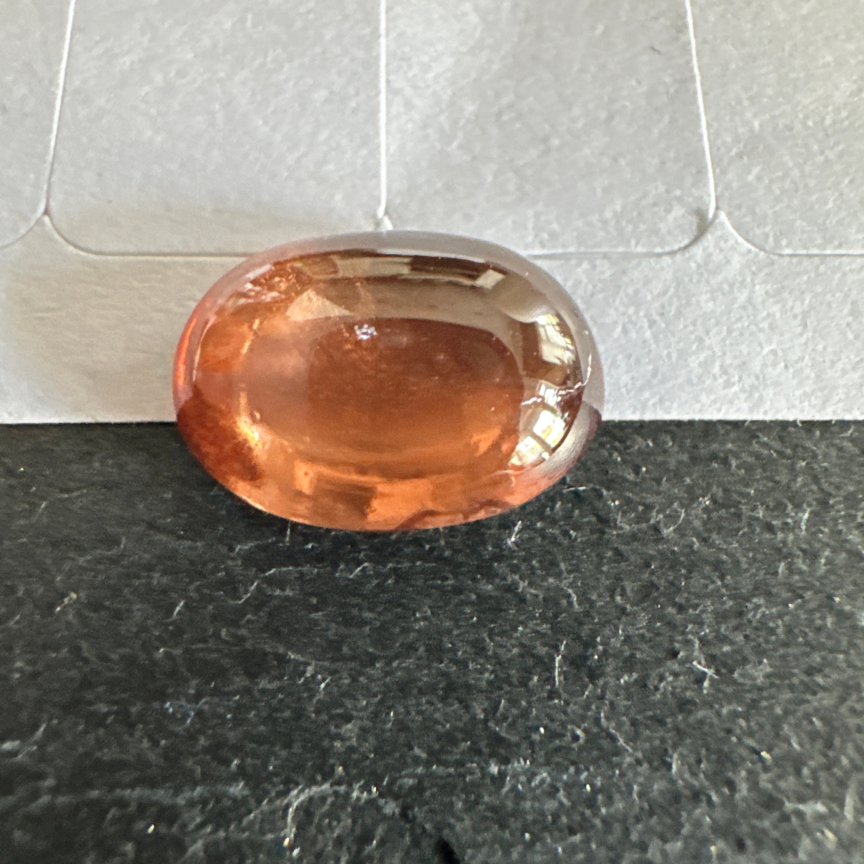 Colour Shifting Umba Sapphire Cab, 5.33ct, can be used as a cab or faceted into a cut stone, Tanzania, Untreated Unheated.