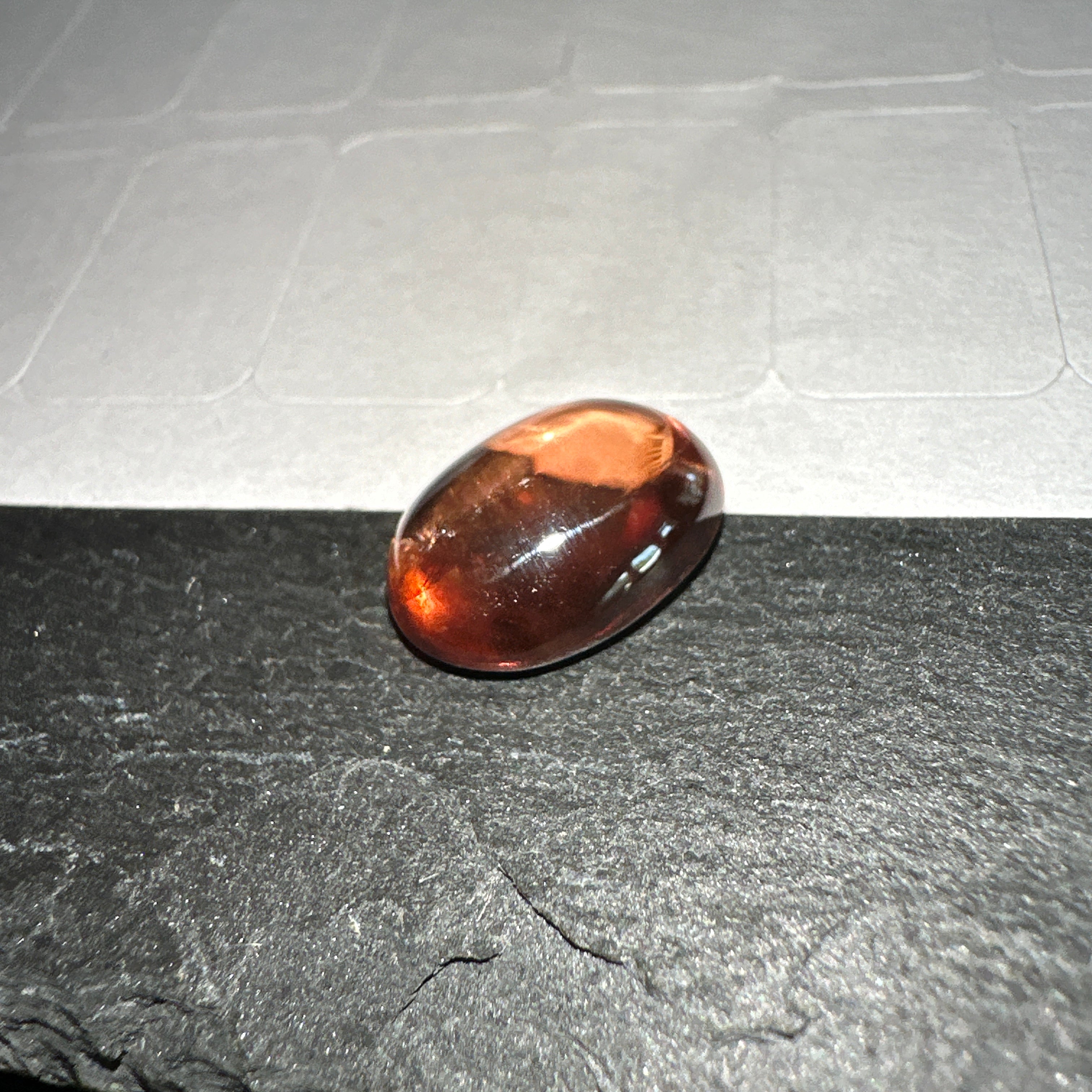 Colour Shifting Umba Sapphire Cab, 5.33ct, can be used as a cab or faceted into a cut stone, Tanzania, Untreated Unheated.