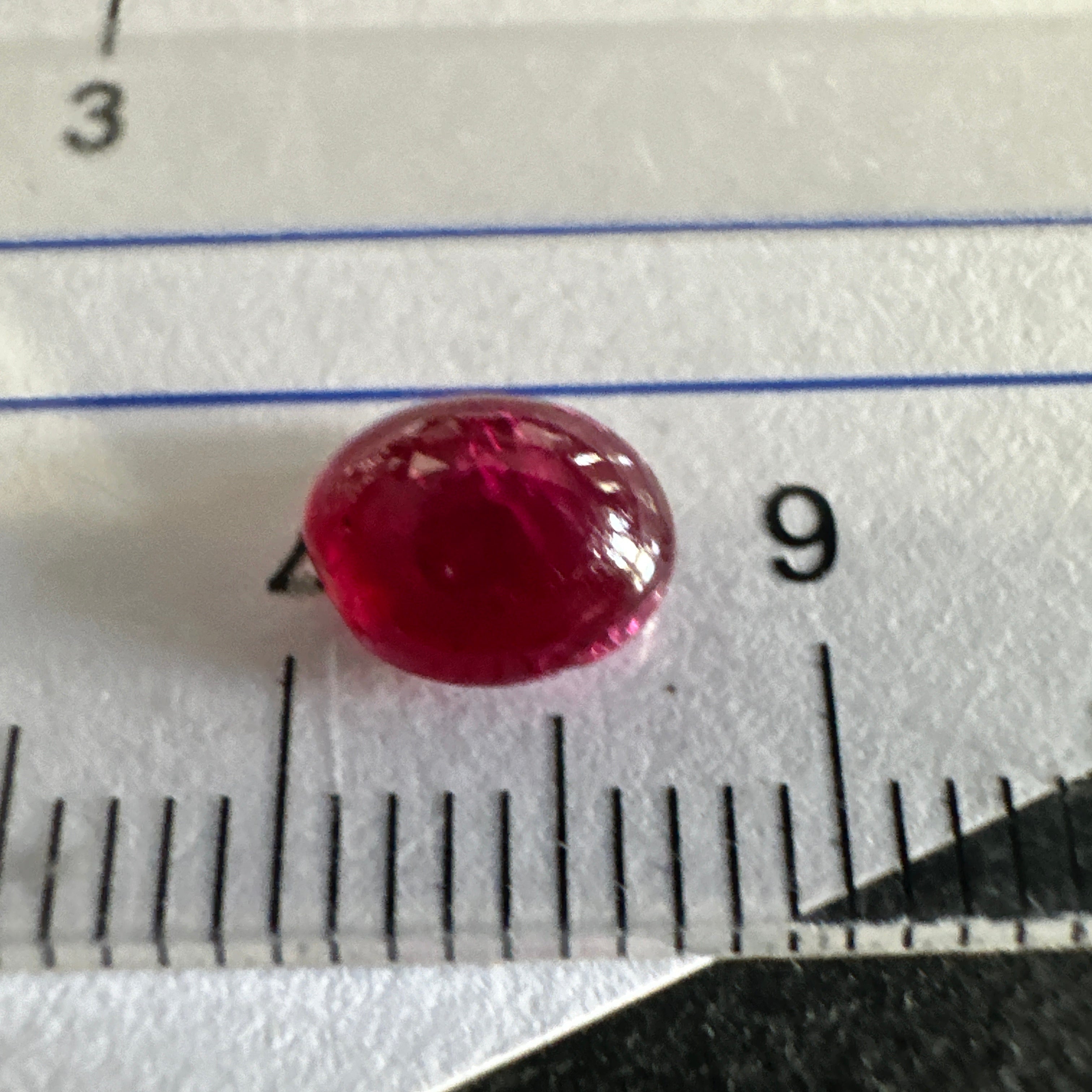 Ruby, 1.23ct, Tanzania. Untreated Unheated