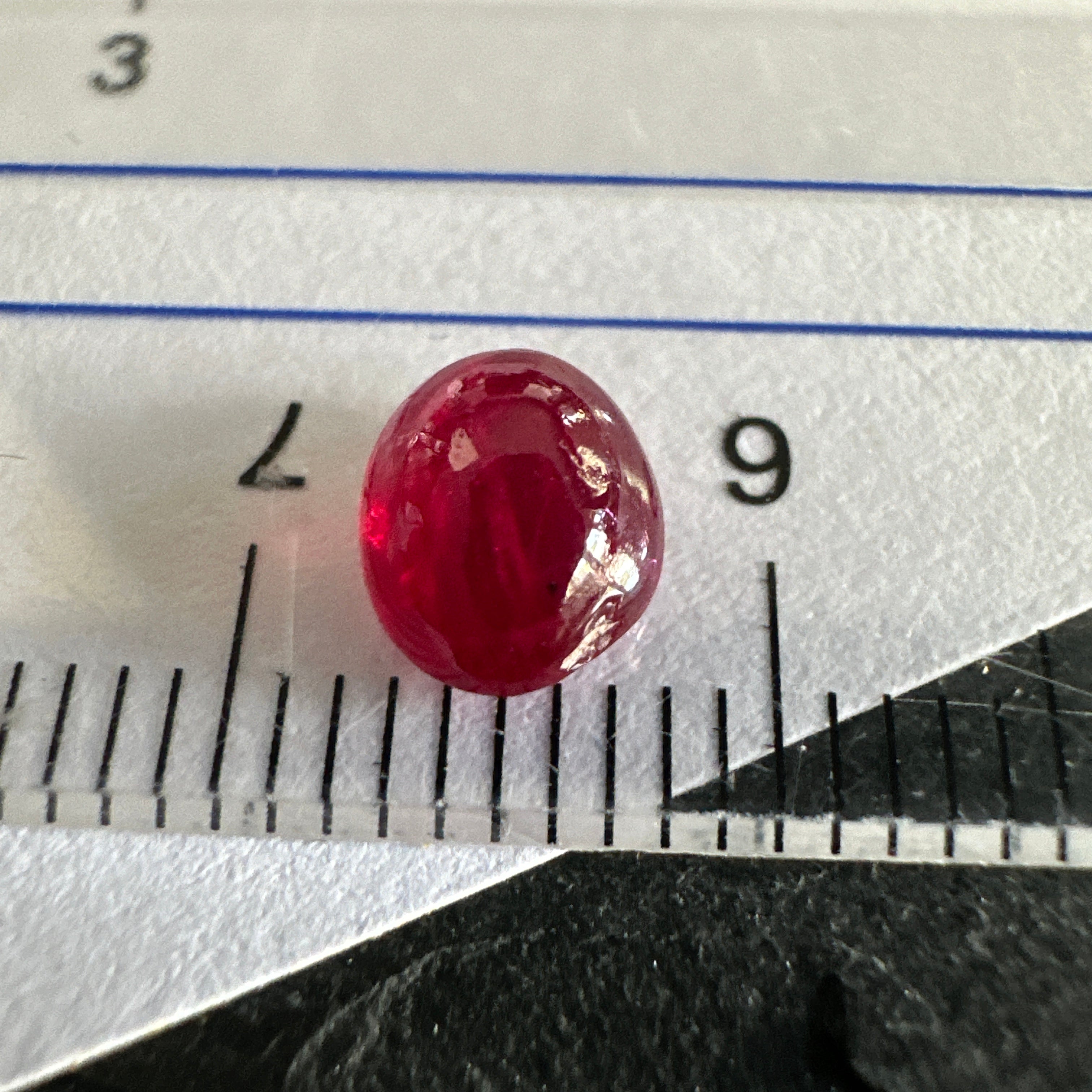 Ruby, 1.23ct, Tanzania. Untreated Unheated