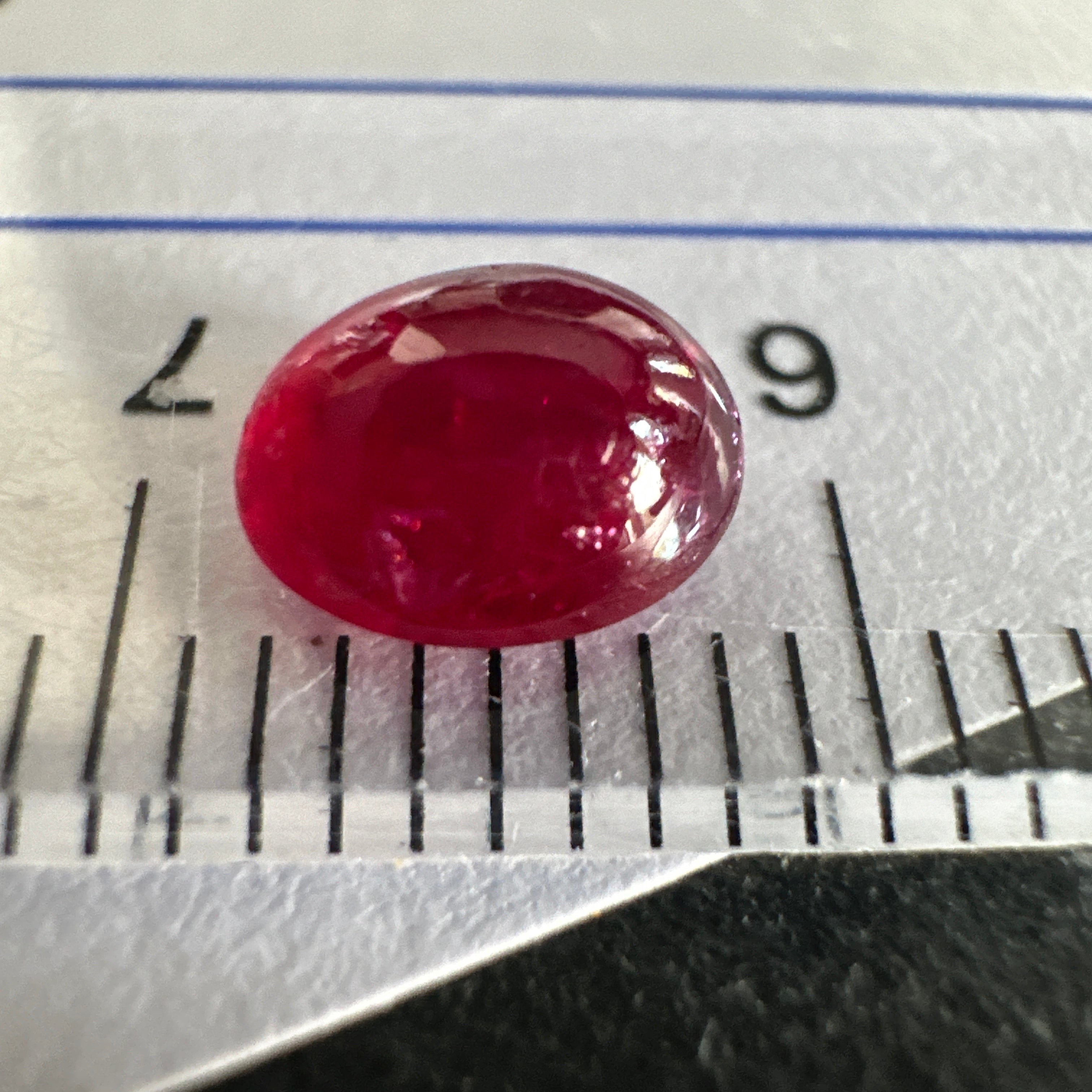 Ruby, 1.23ct, Tanzania. Untreated Unheated