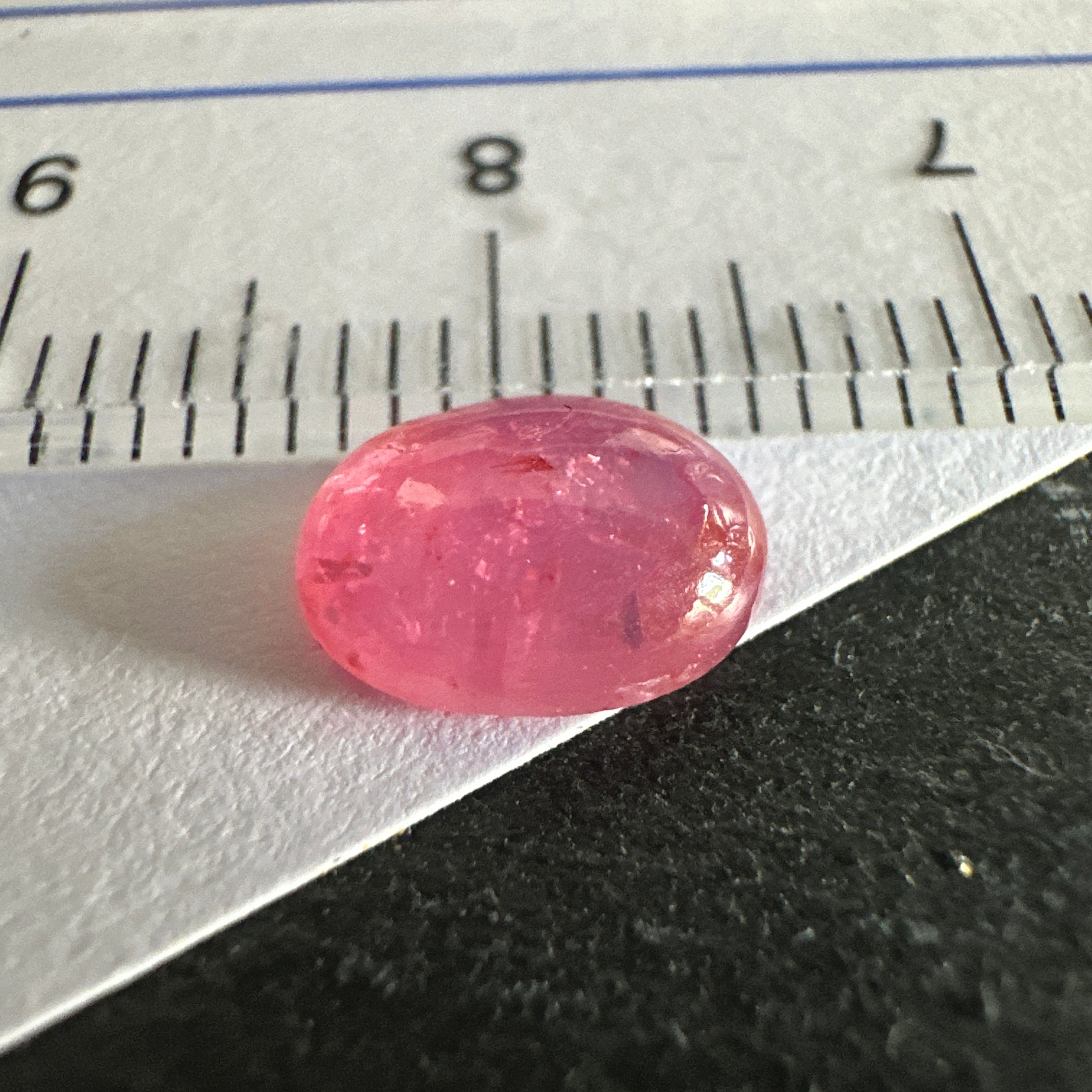 Sapphire Cabochon, 1.65ct, Umba Valley, Tanzania. Untreated Unheated.