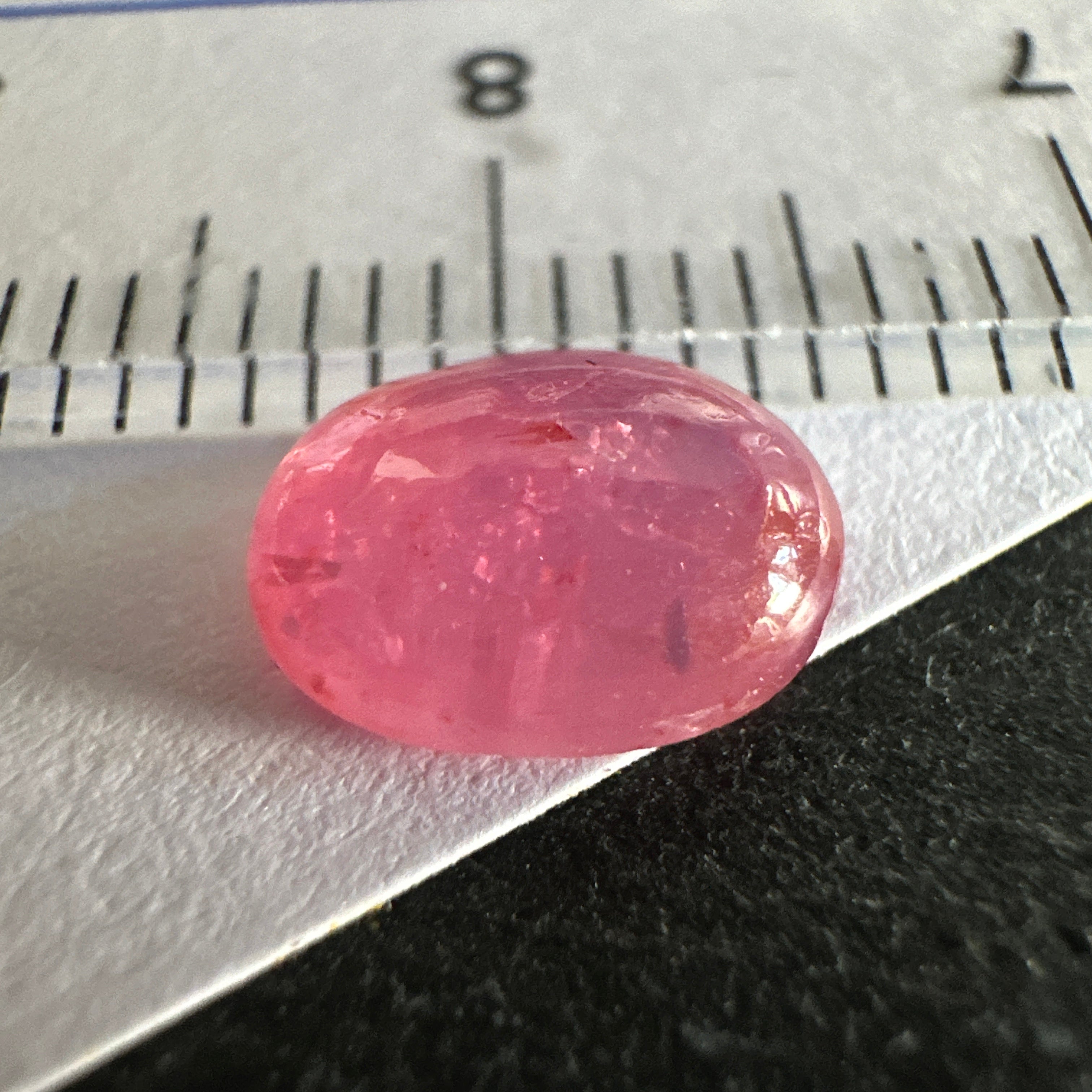 Sapphire Cabochon, 1.65ct, Umba Valley, Tanzania. Untreated Unheated.