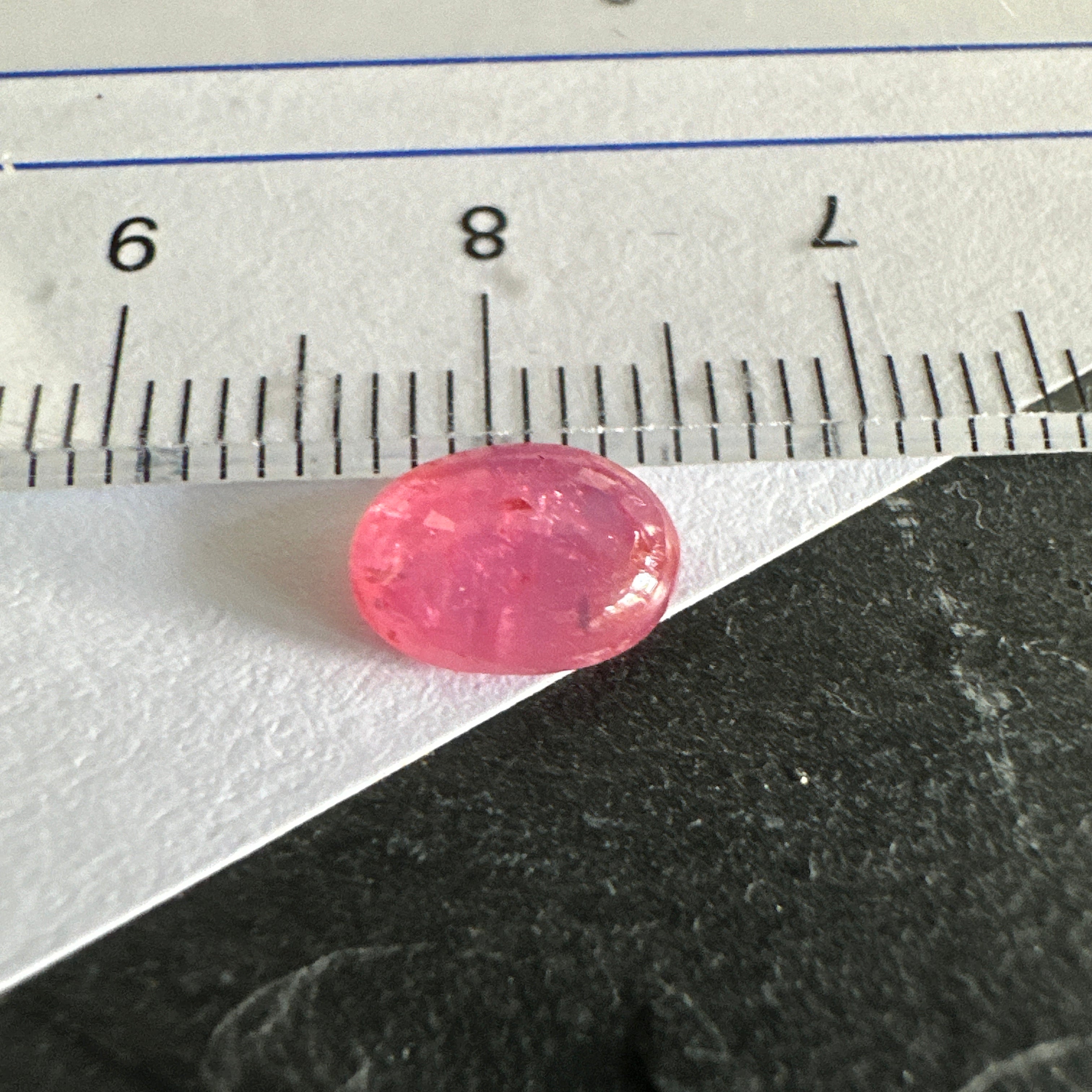 Sapphire Cabochon, 1.65ct, Umba Valley, Tanzania. Untreated Unheated.